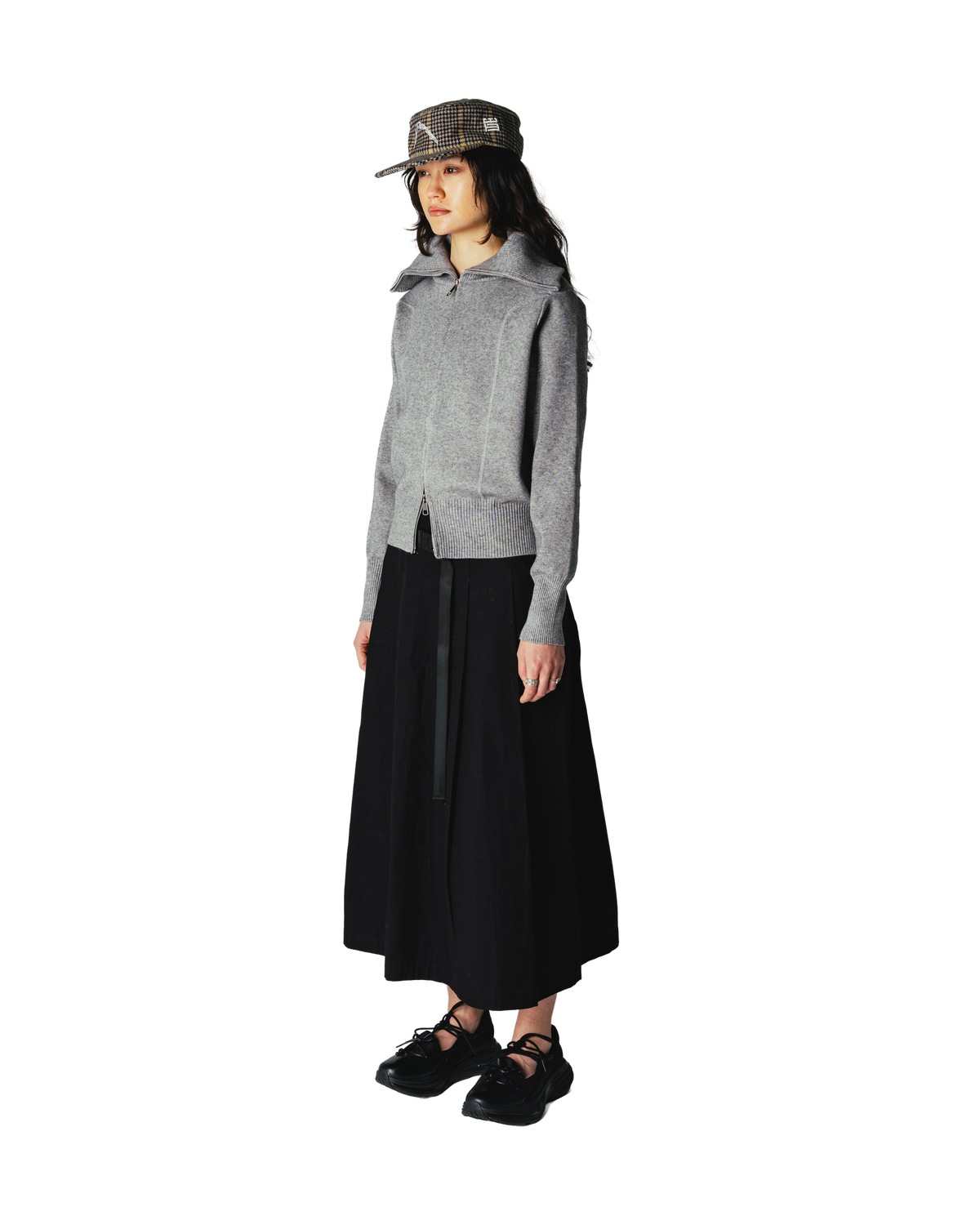 Woodbird Female WBLily Full Zip Cardigan Knits Grey