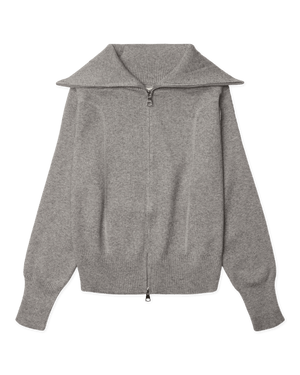 Woodbird Female WBLily Full Zip Cardigan Knits Grey