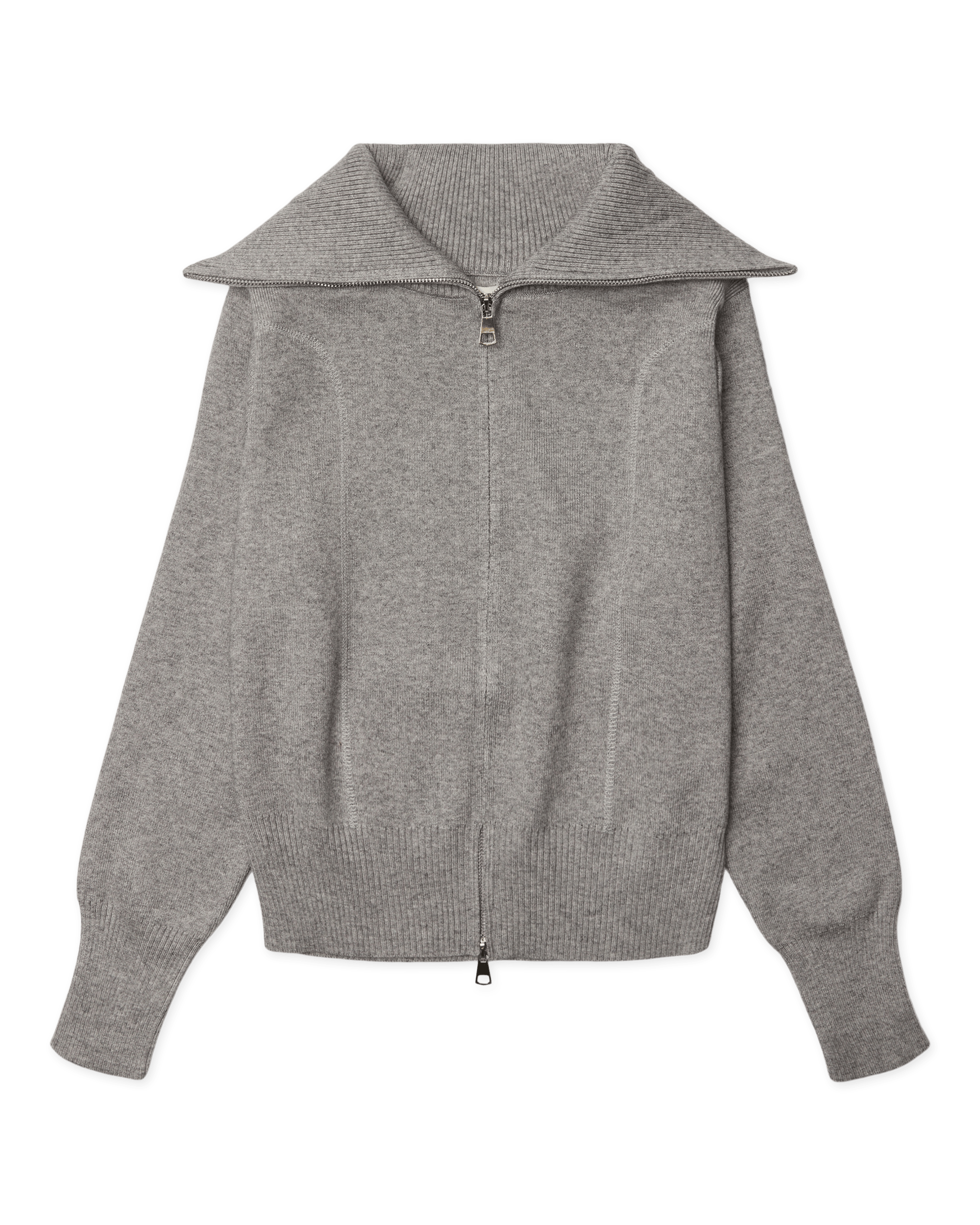 Woodbird Female WBLily Full Zip Cardigan Knits Grey