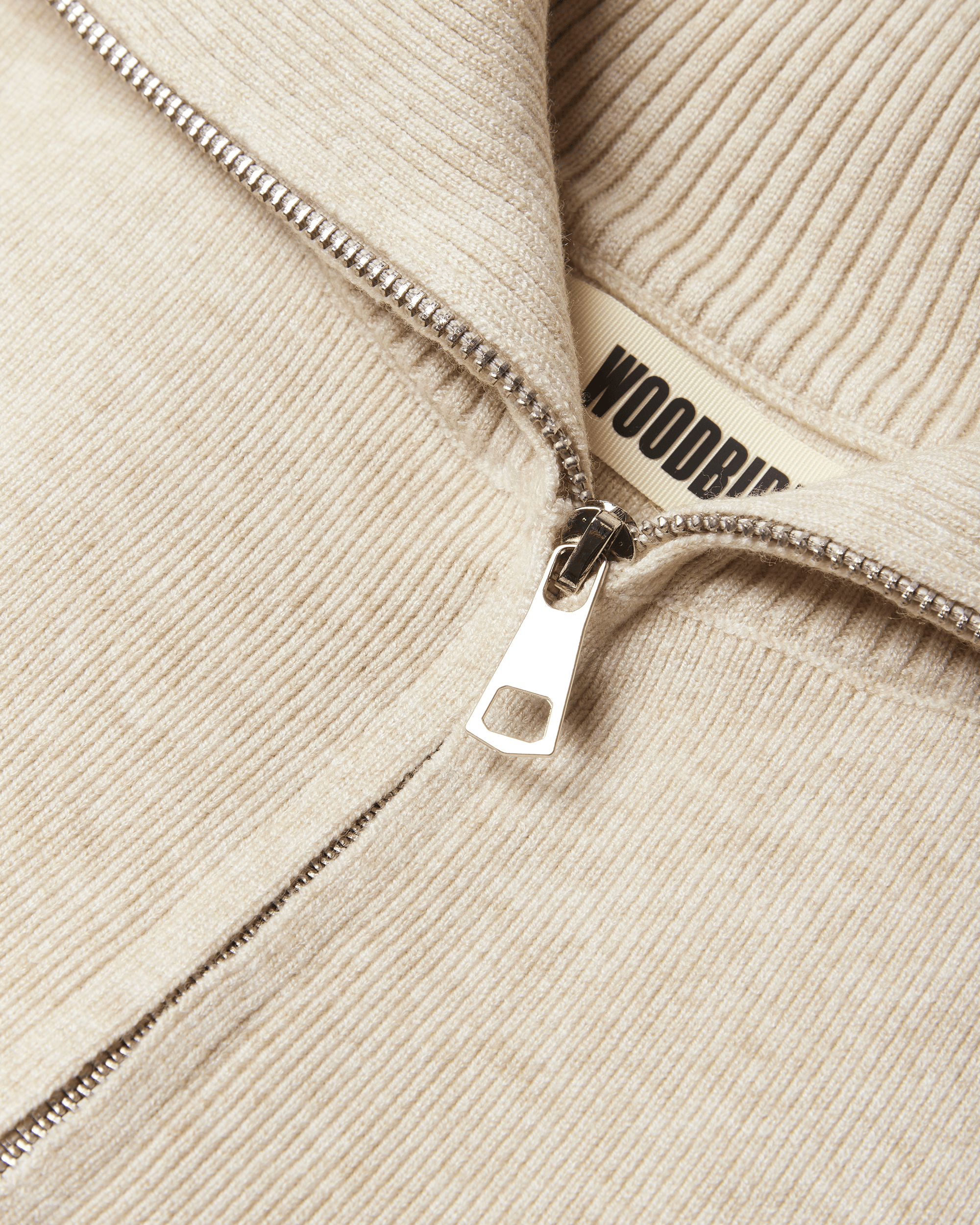 Woodbird Female WBLily Full Zip Cardigan Knits Light Sand