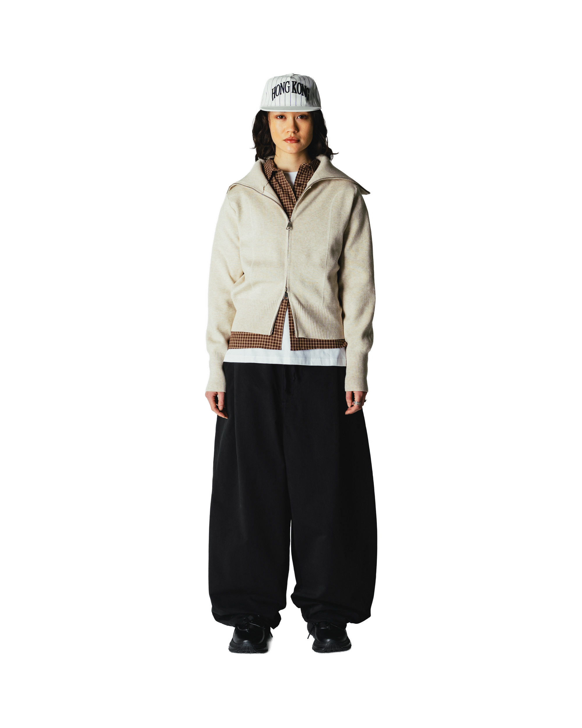 Woodbird Female WBLily Full Zip Cardigan Knits Light Sand
