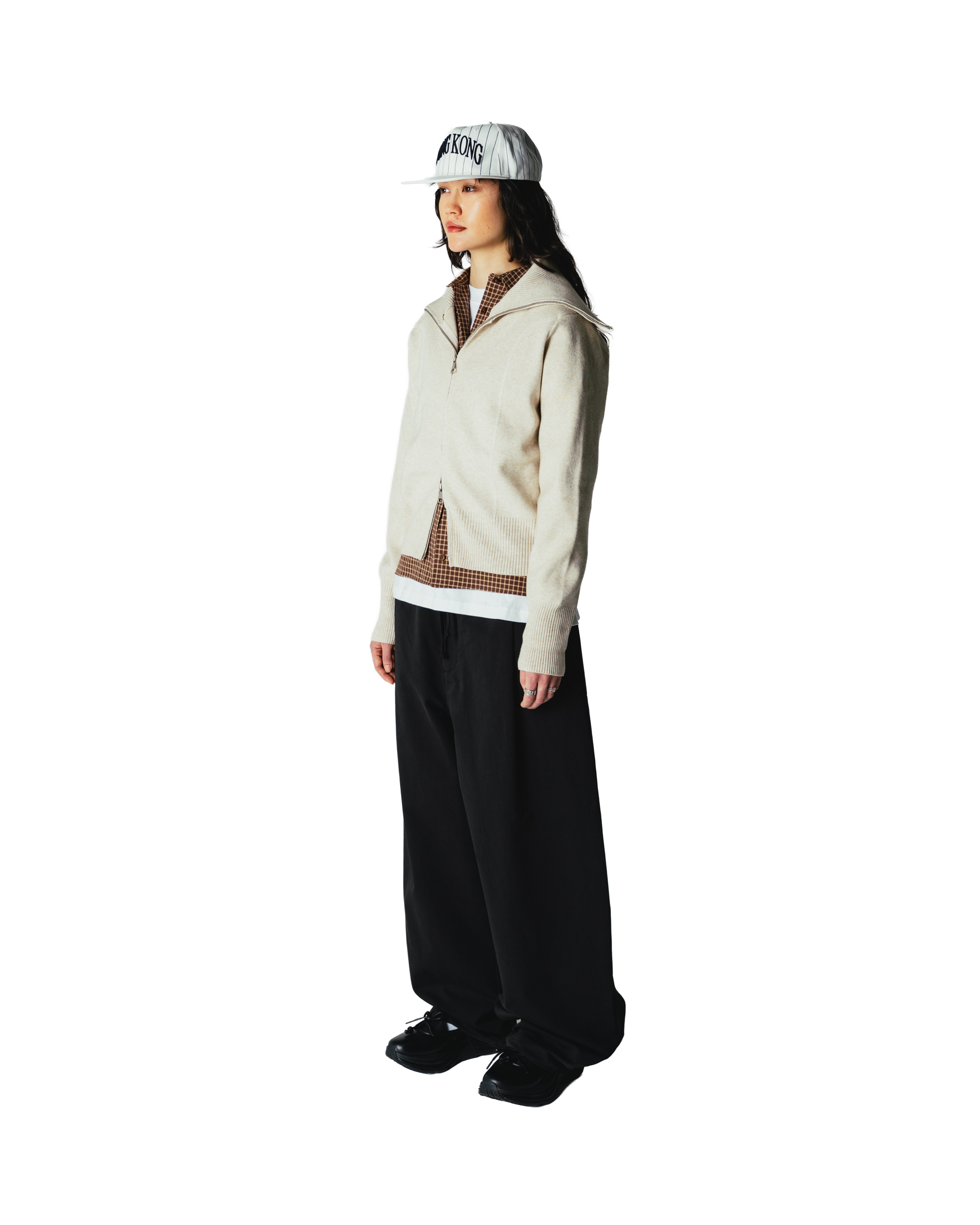 Woodbird Female WBLily Full Zip Cardigan Knits Light Sand