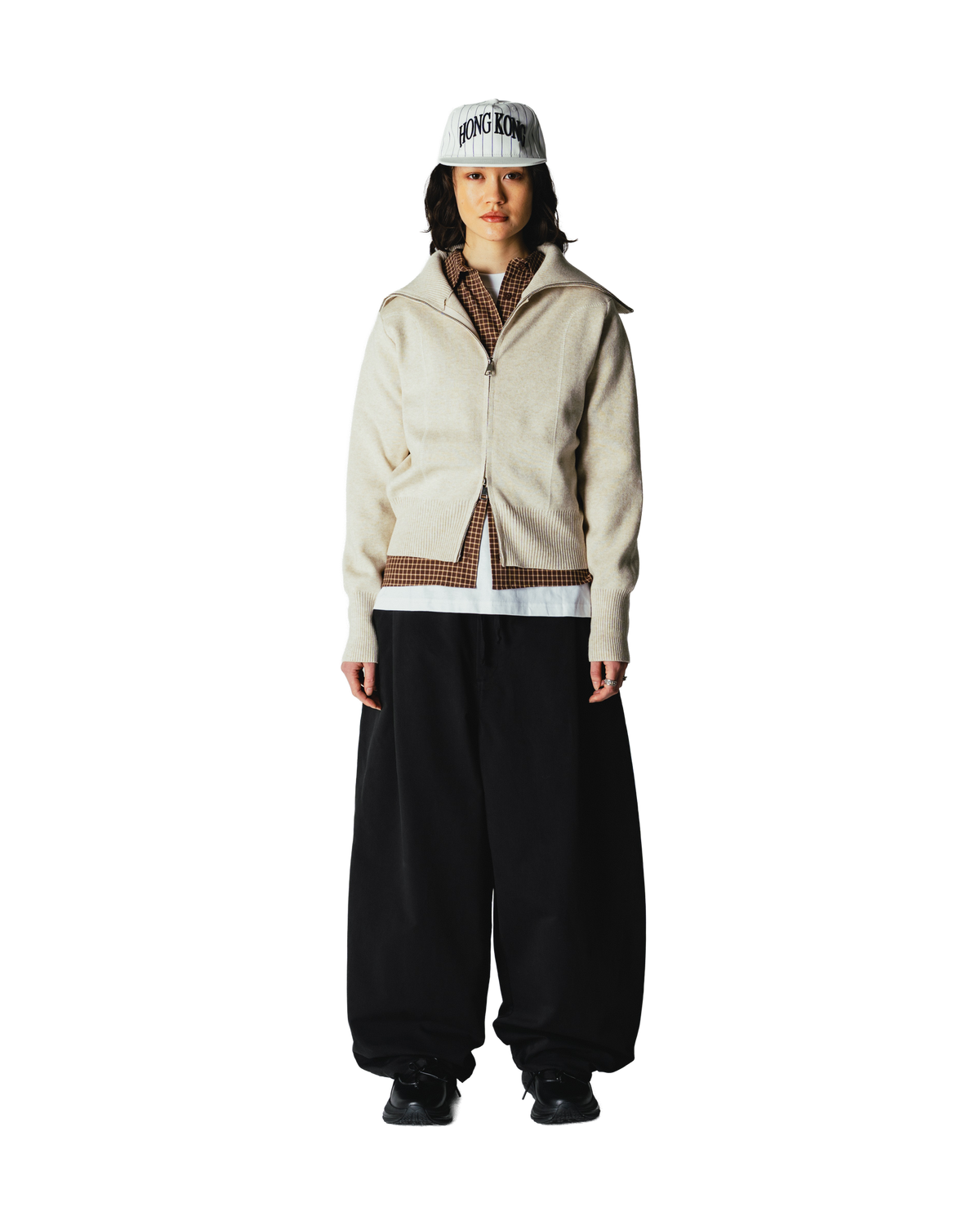 Woodbird Female WBLily Full Zip Cardigan Knits Light Sand
