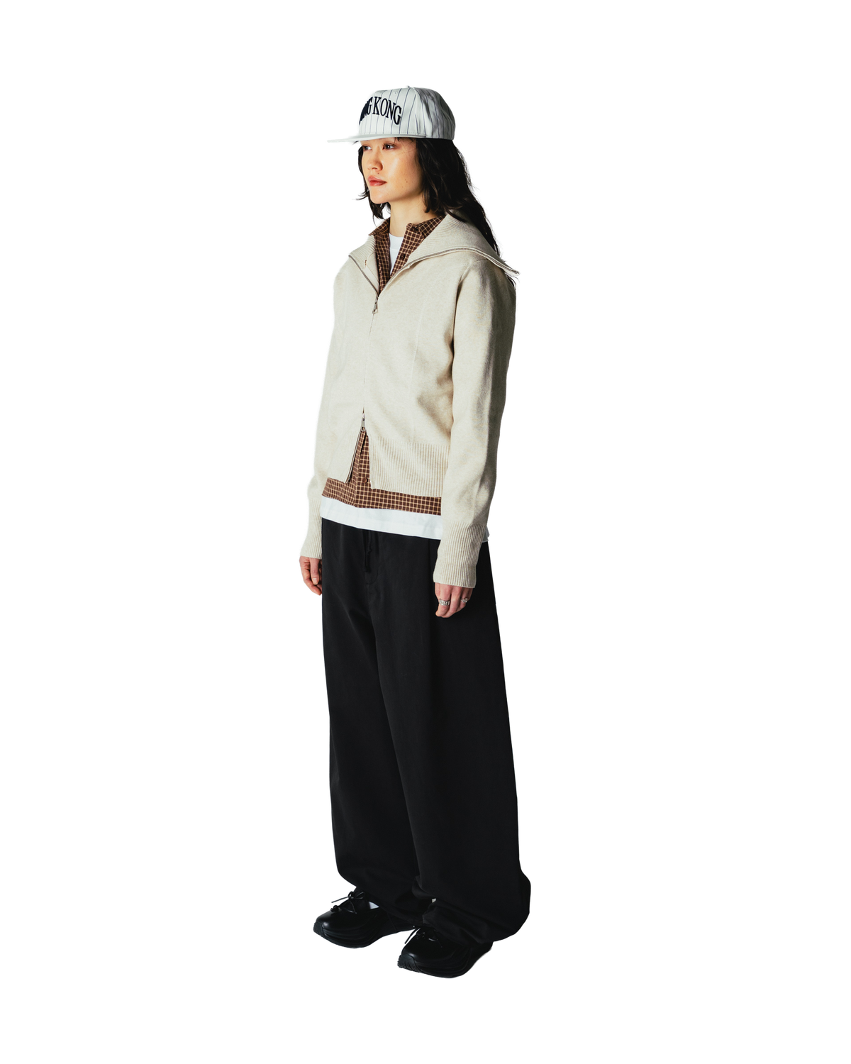 Woodbird Female WBLily Full Zip Cardigan Knits Light Sand