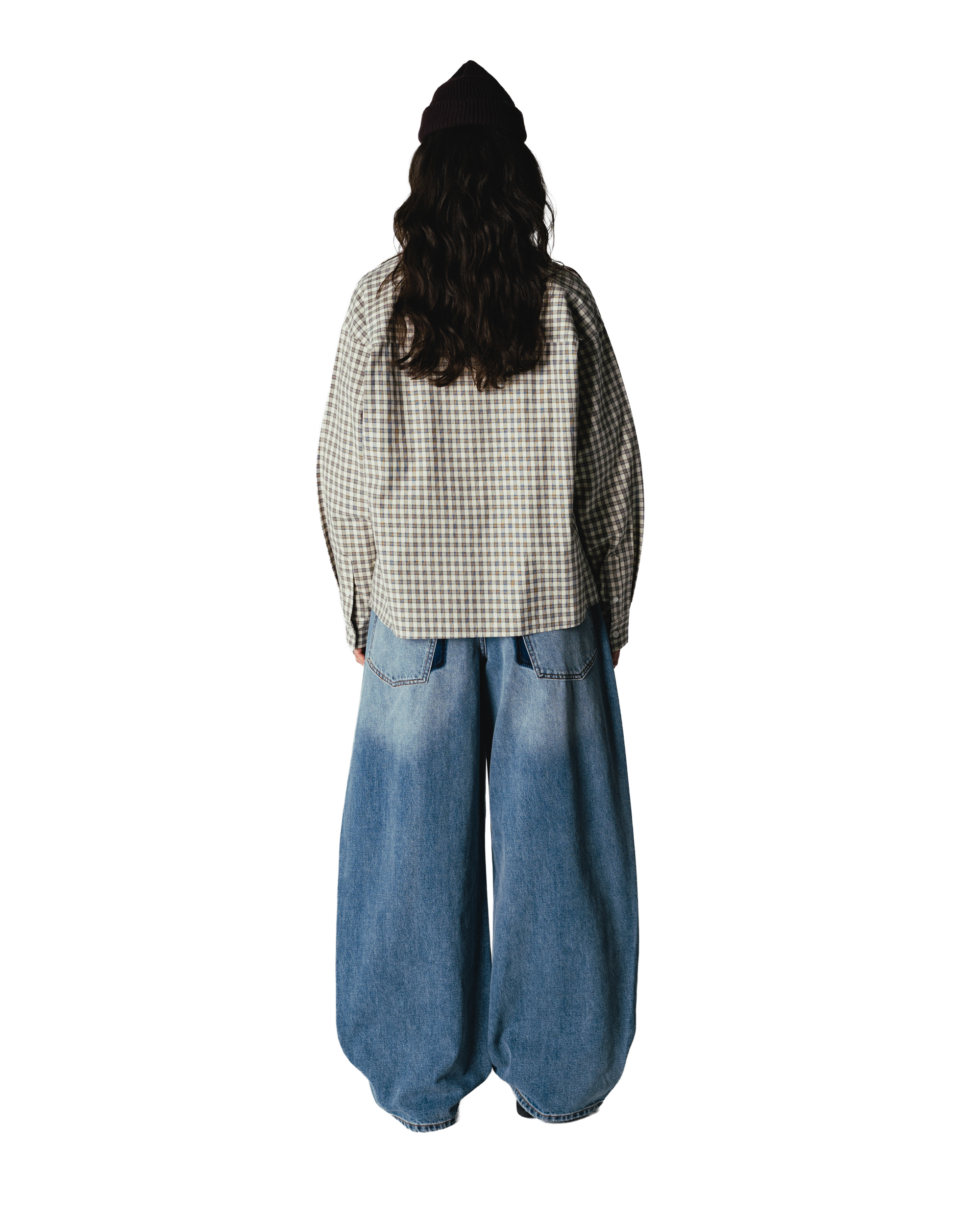 Woodbird Female WBLing EMB Check Shirt Shirts Off White