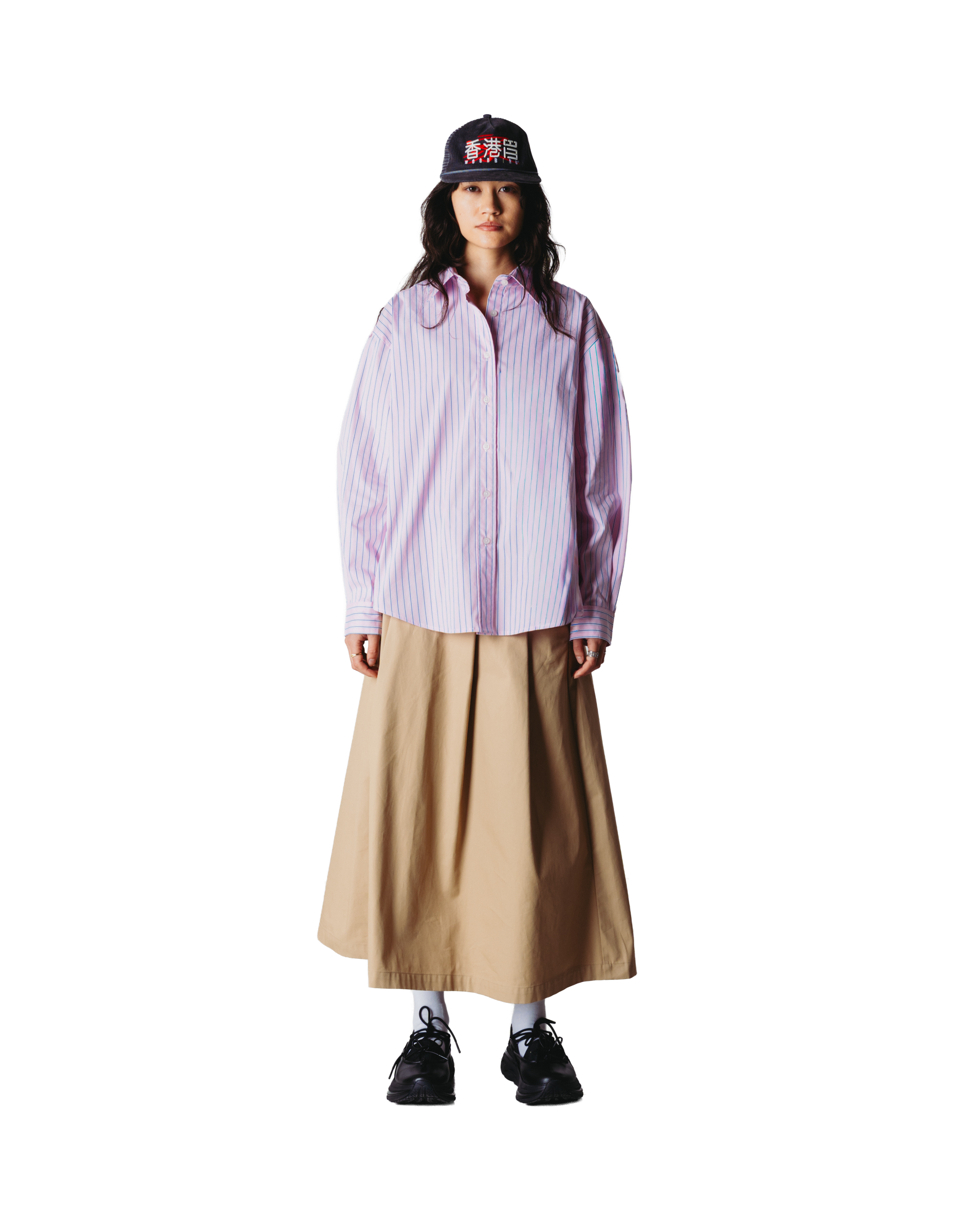 Woodbird Female WBLiva Stripe Shirt Shirts Pink
