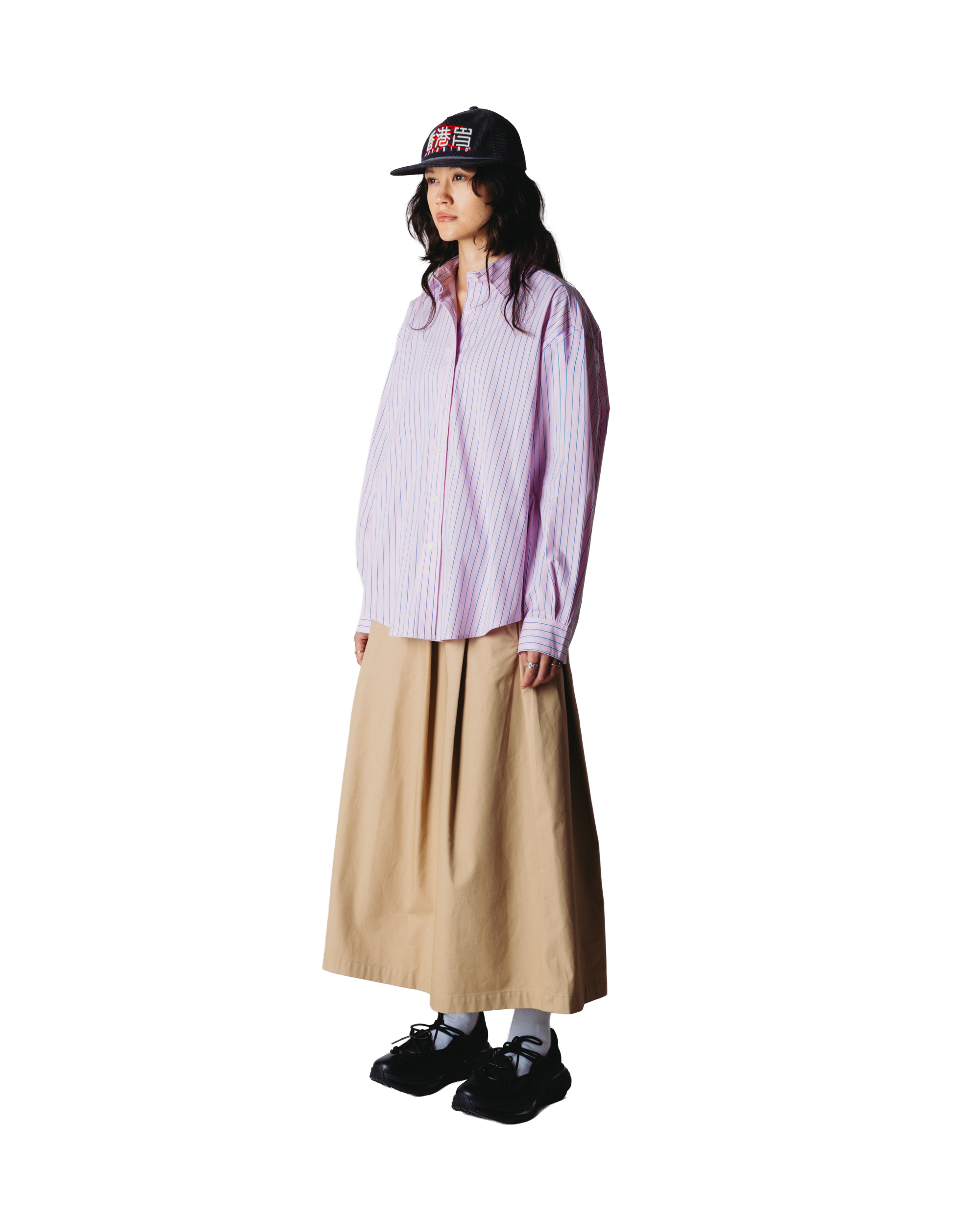 Woodbird Female WBLiva Stripe Shirt Shirts Pink