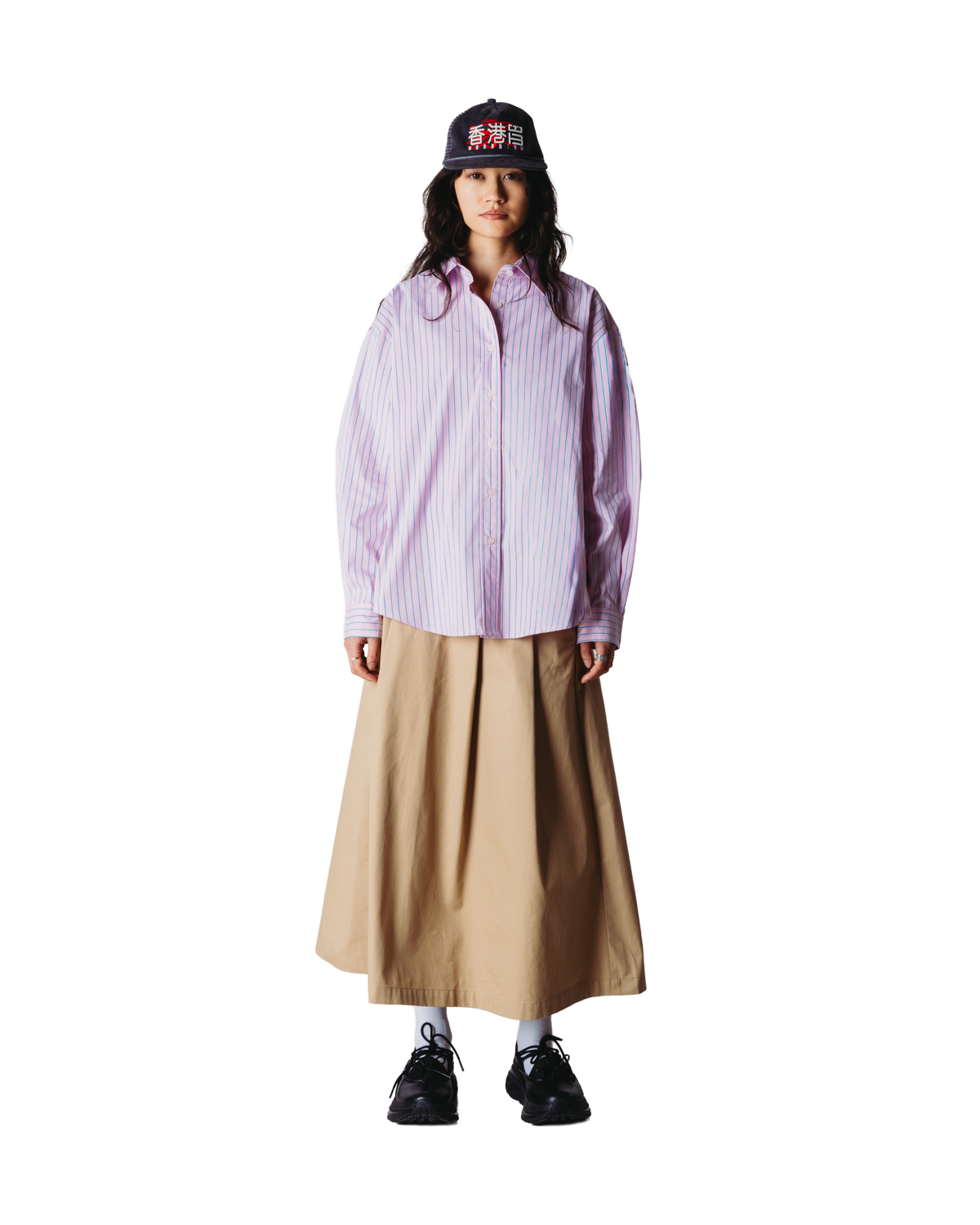 Woodbird Female WBLiva Stripe Shirt Shirts Pink