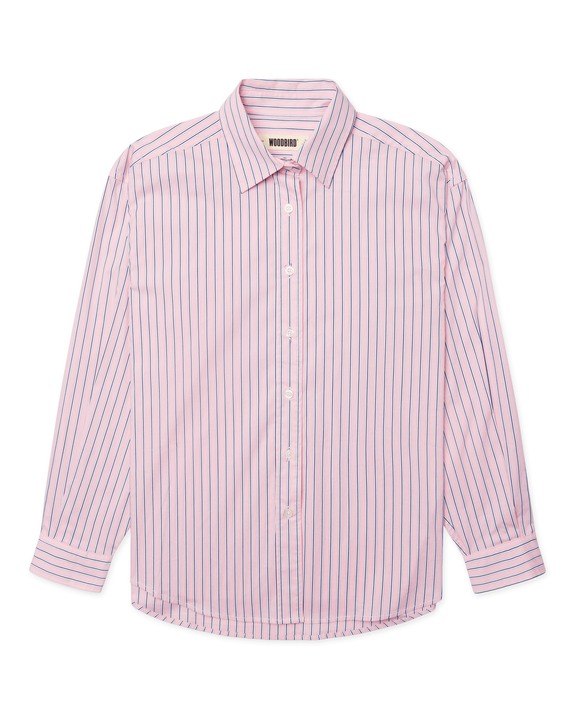 Woodbird Female WBLiva Stripe Shirt Shirts Pink
