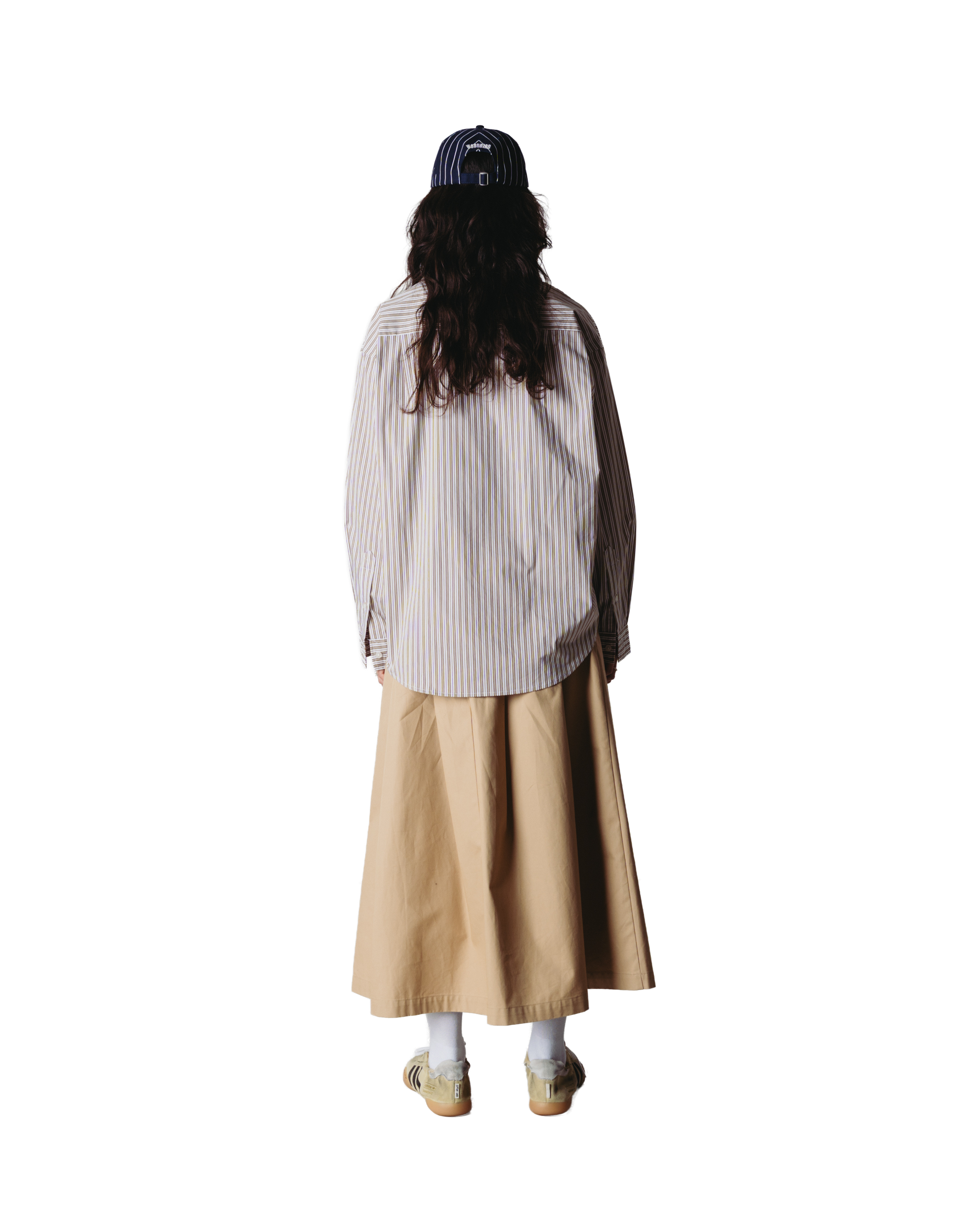 Woodbird Female WBLiva Stripe Shirt Shirts Taupe Brown