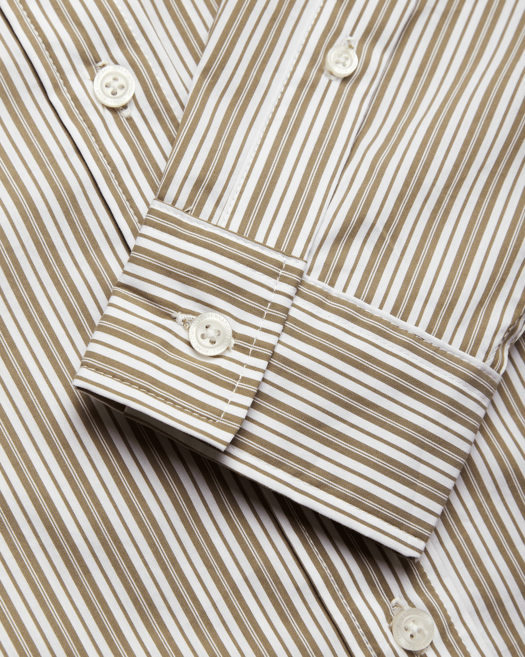 Woodbird Female WBLiva Stripe Shirt Shirts Taupe Brown