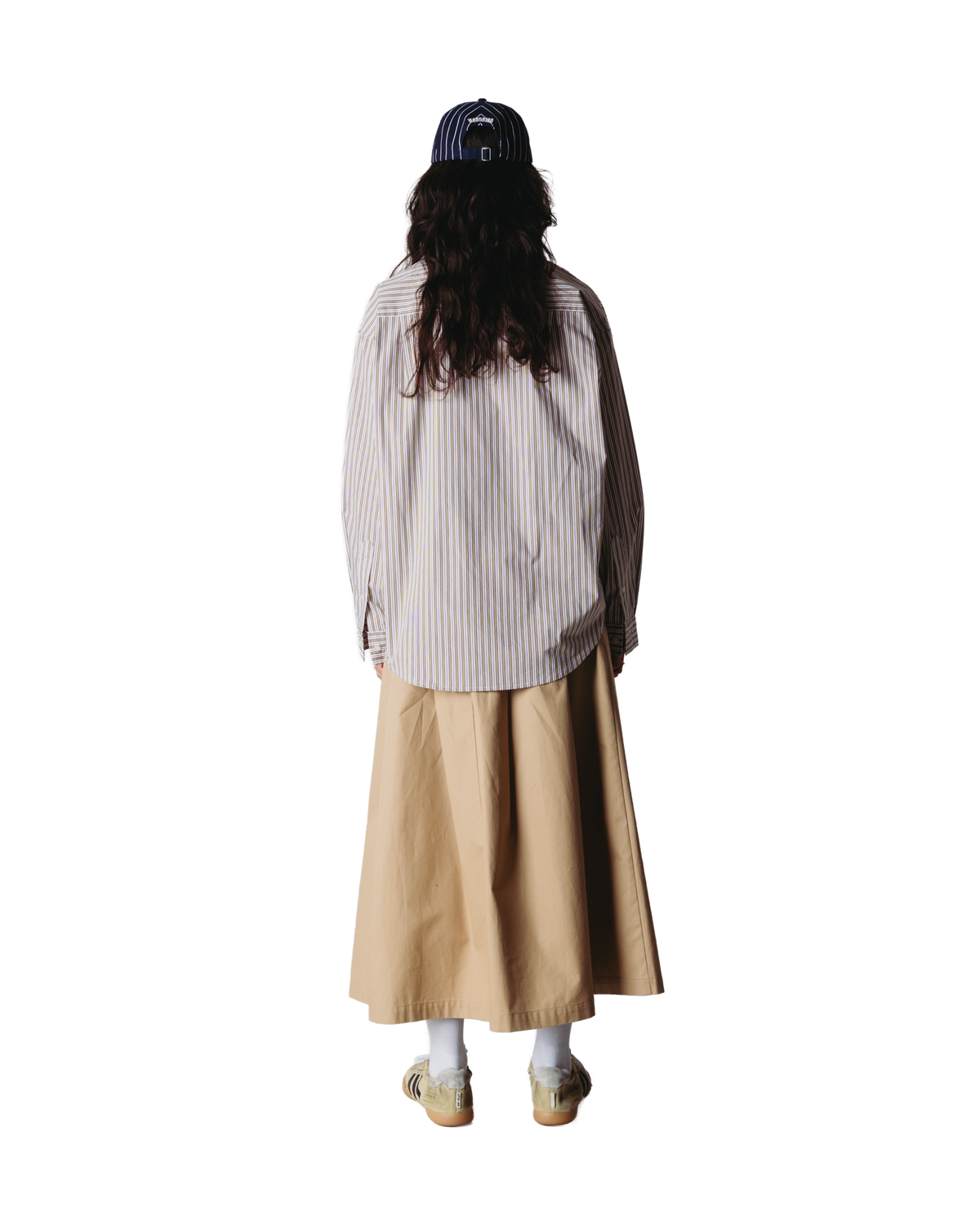 Woodbird Female WBLiva Stripe Shirt Shirts Taupe Brown