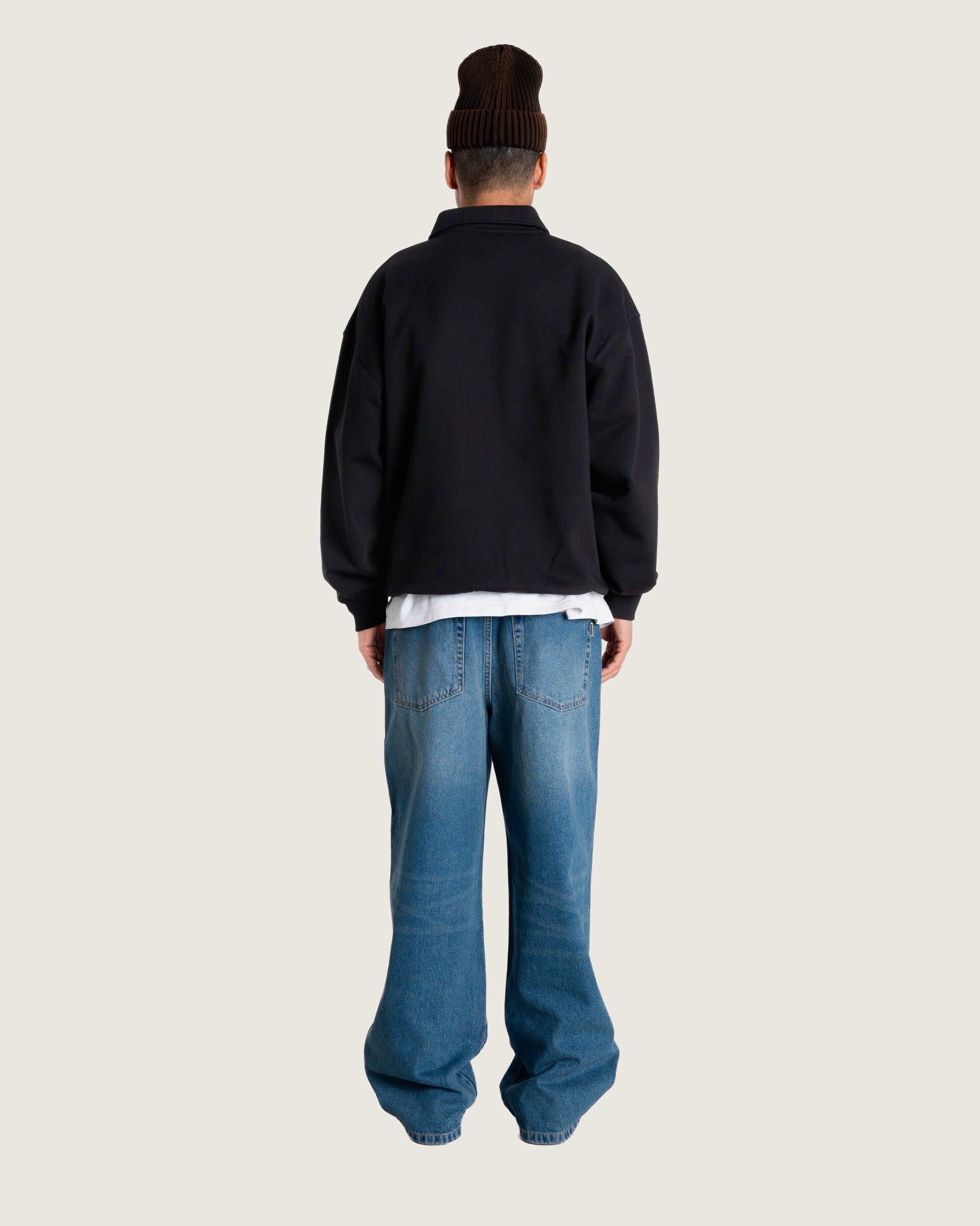 Woodbird WBLoke Base Polo Sweats Black