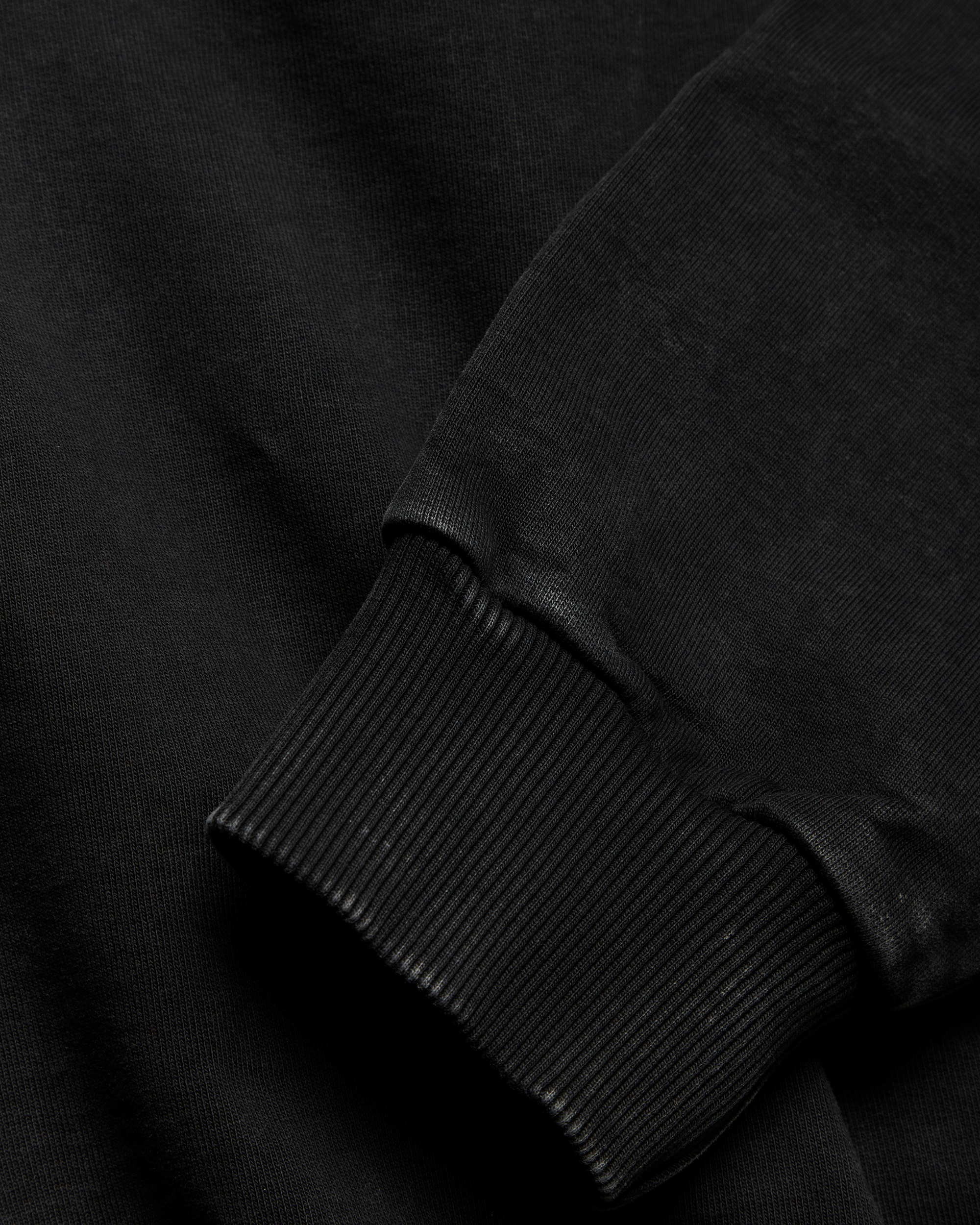 Woodbird WBLoke Washed Zip Polo Sweats Black