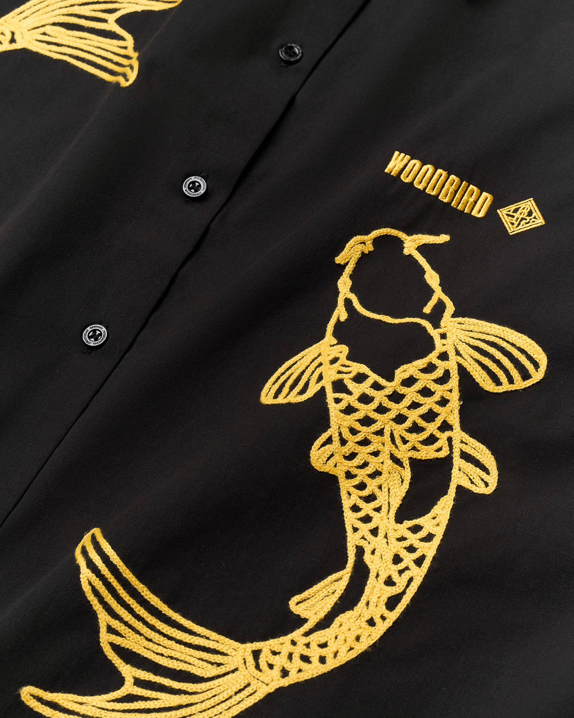 Woodbird Female WBLuna Carp Shirt Shirts Black