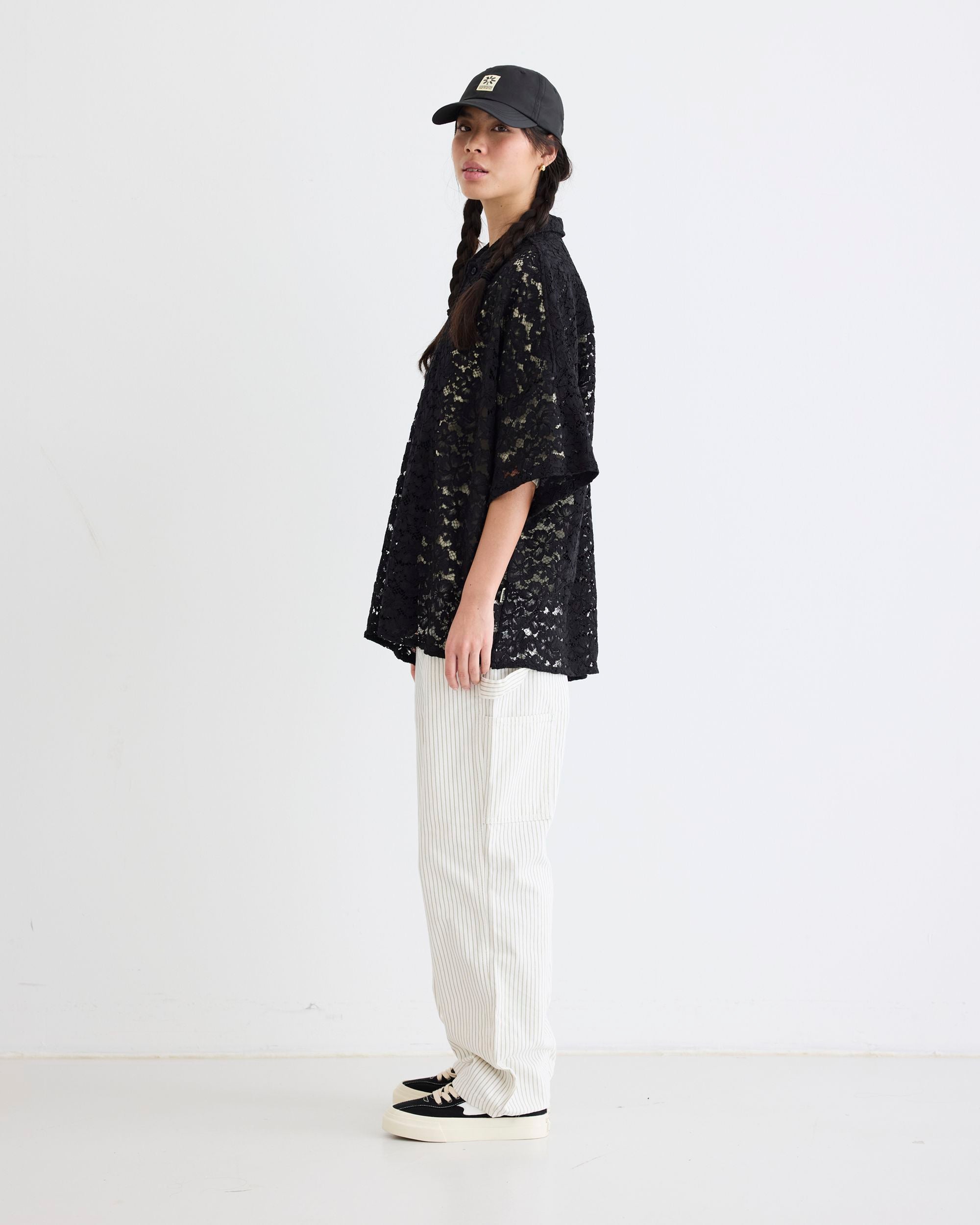 Woodbird Female WBLuna Flower Shirt Shirts Black