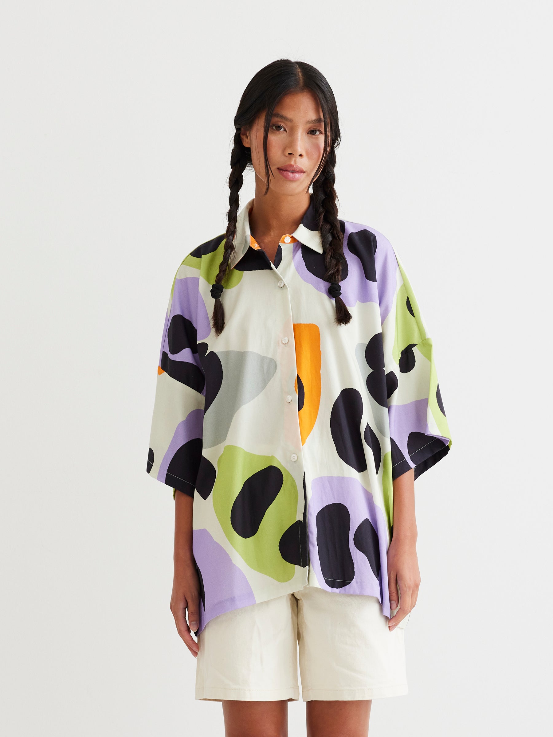 Woodbird Female WBLuna Leo Shirt Shirts Off White