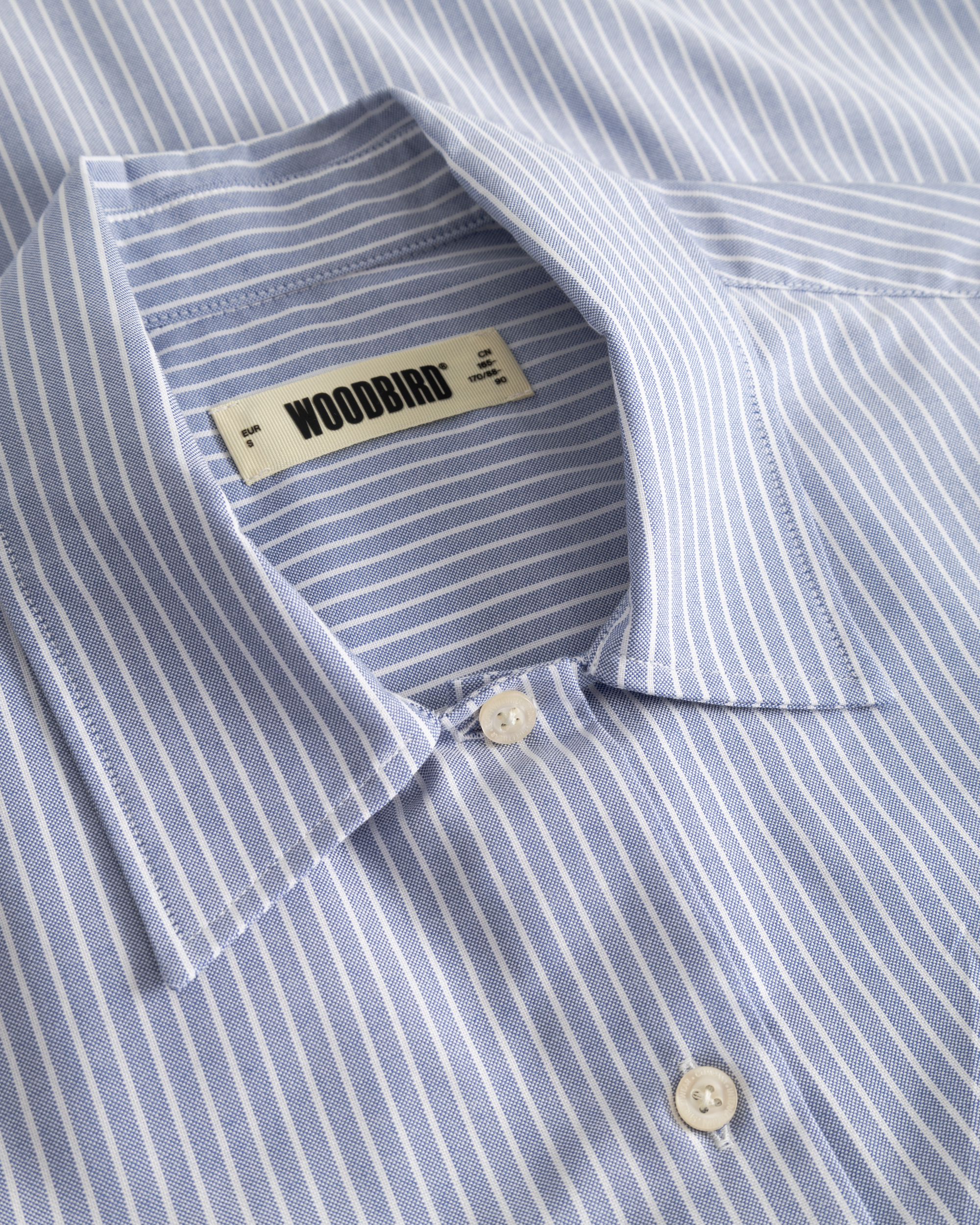 Woodbird Female WBLuna Ox Flower Shirt Shirts Blue Stripe