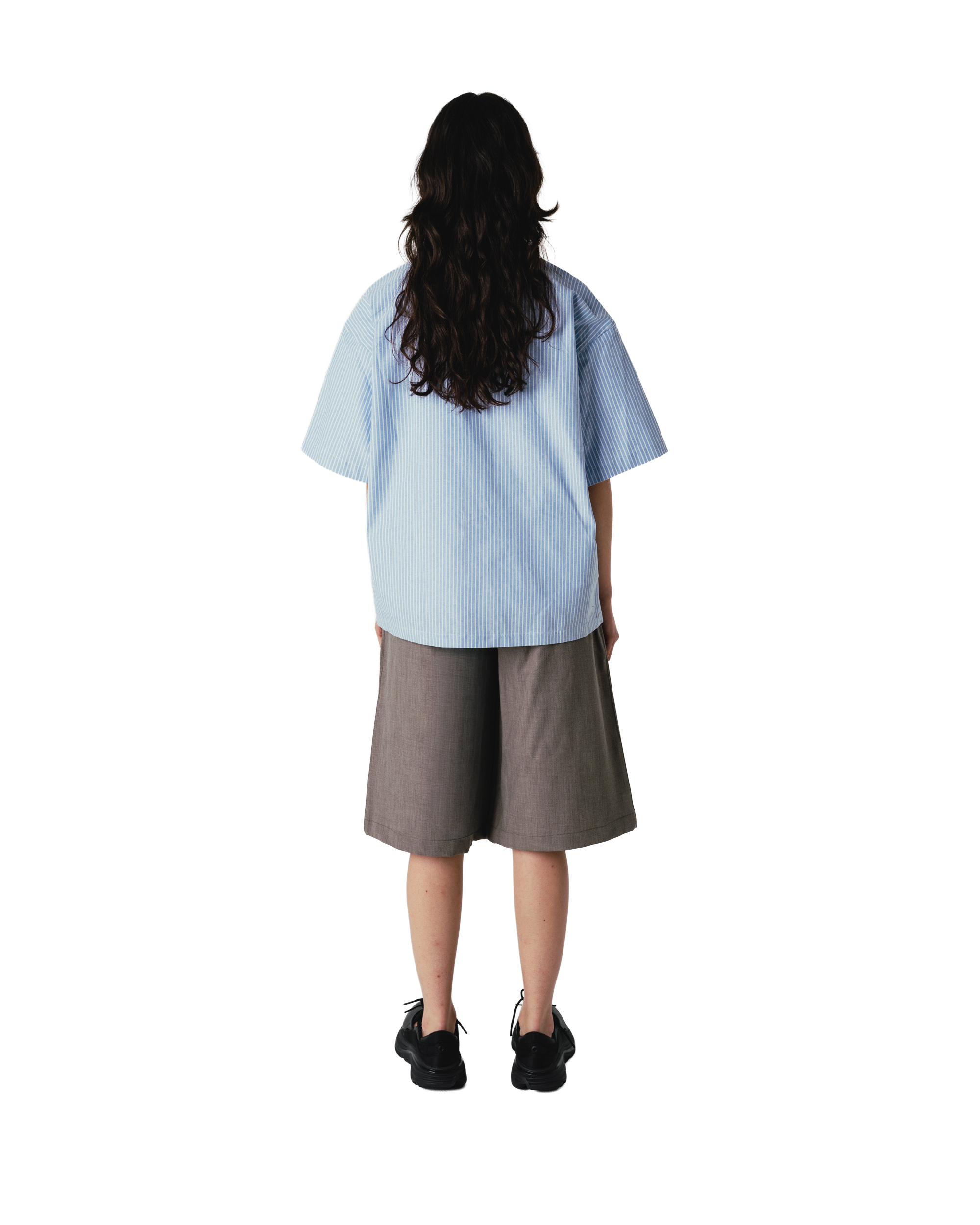 Woodbird Female WBLuna Ox Flower Shirt Shirts Blue Stripe
