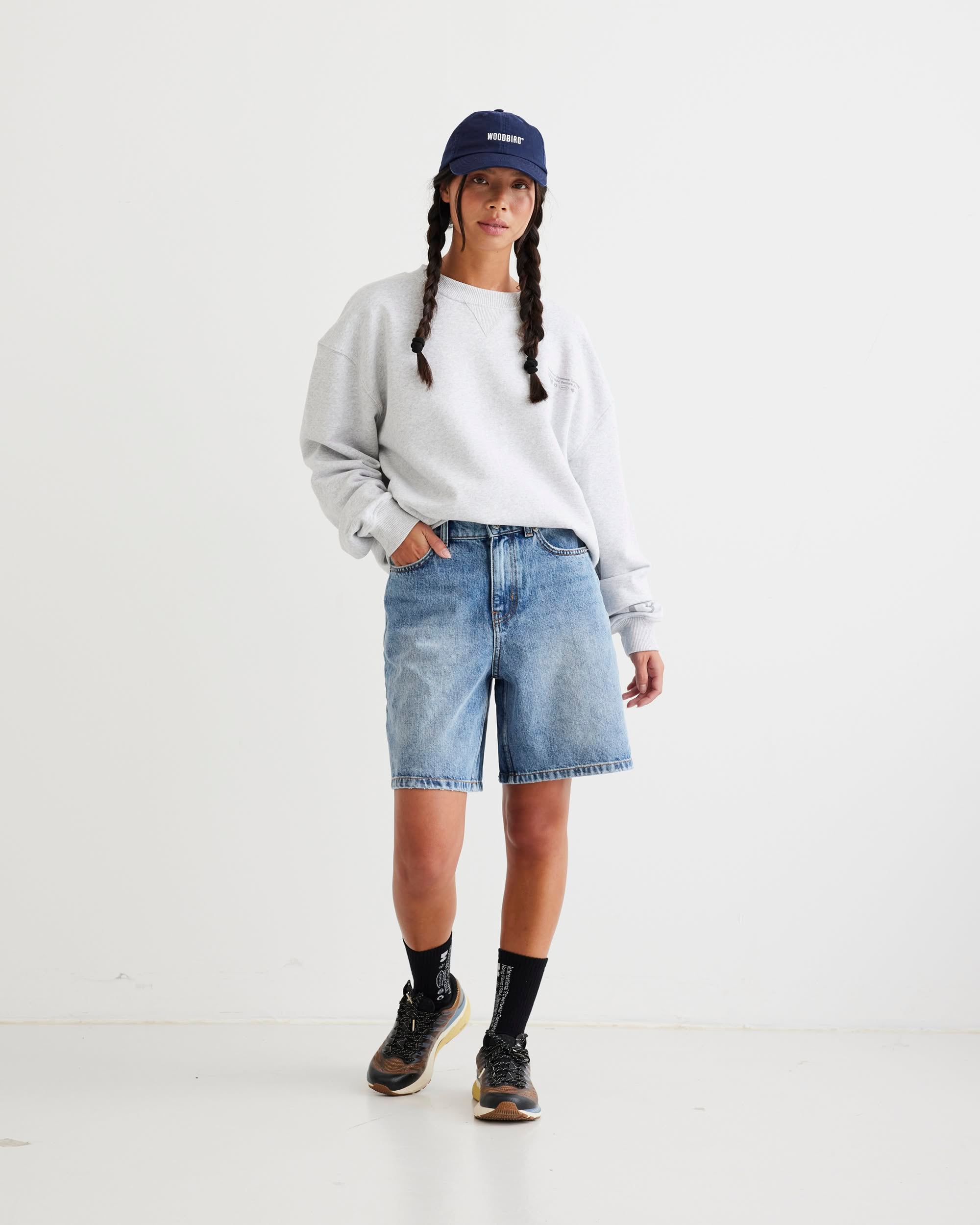 Woodbird Female WBMaggie Optic Shorts Shorts Optic Blue