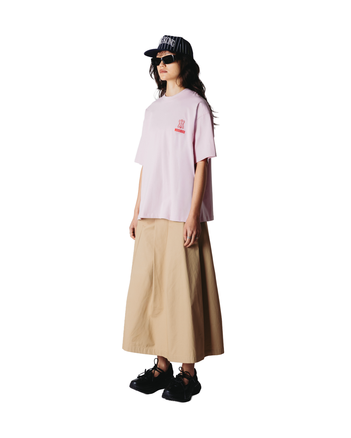 Woodbird Female WBMia Pleat Twill Skirt Skirts Sand