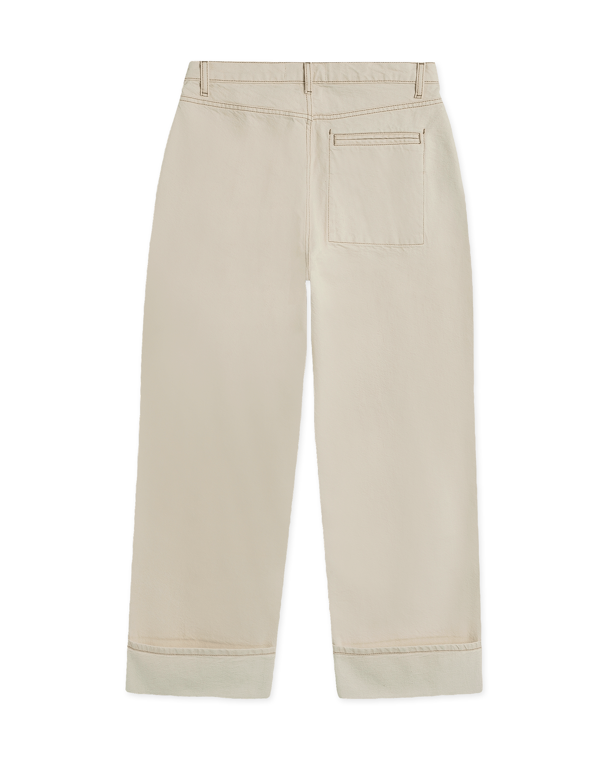 Woodbird Female WBNoel Fold Jeans Pants Off White