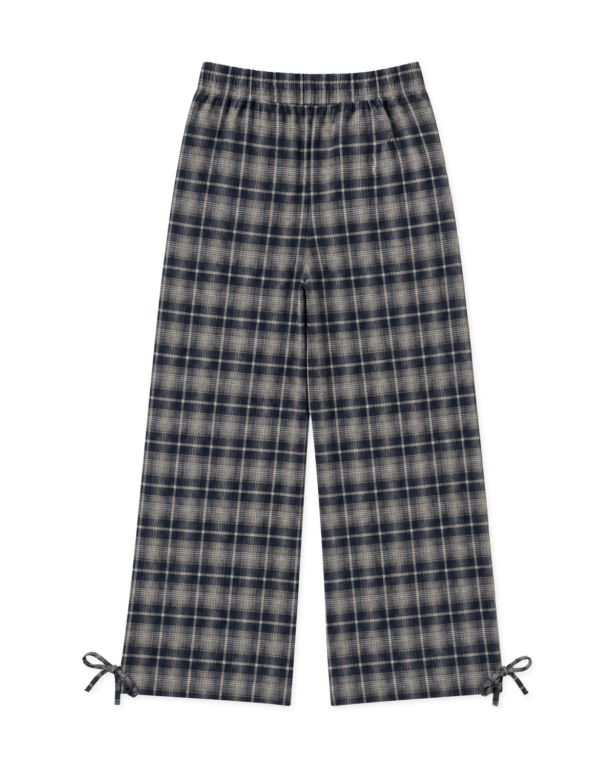 Woodbird Female WBNuki Check Pant Pants Mid Blue