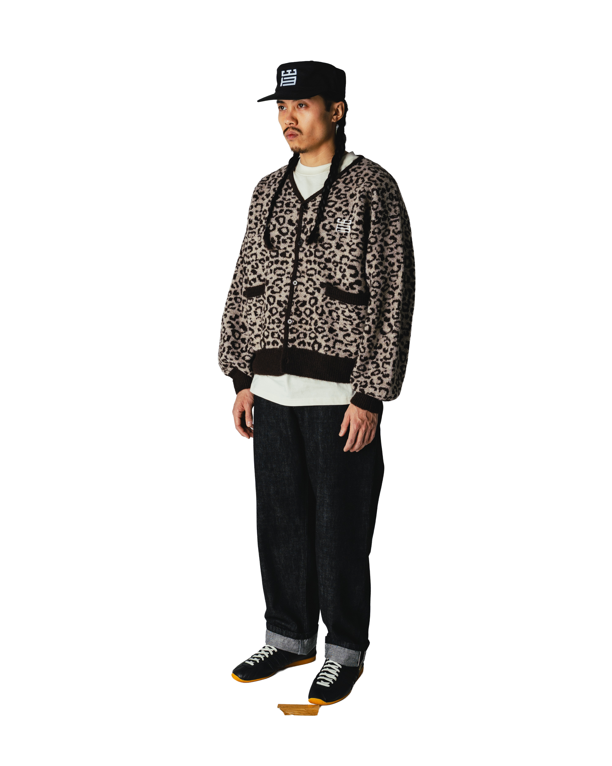 Woodbird WBOni Leo Cardigan Knits Sand-Fudge