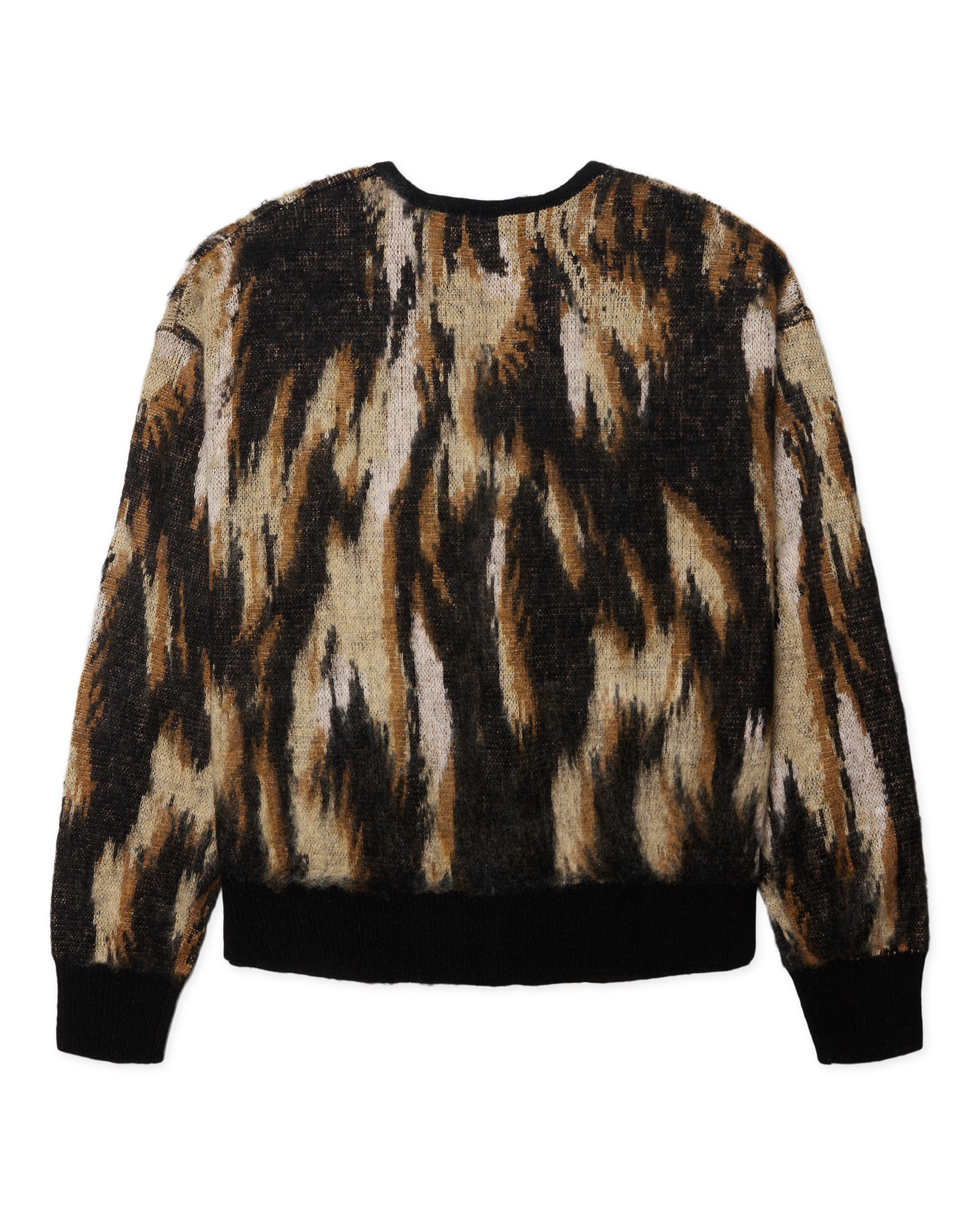 Woodbird WBOni Multi Cardigan Knits Sand-Black