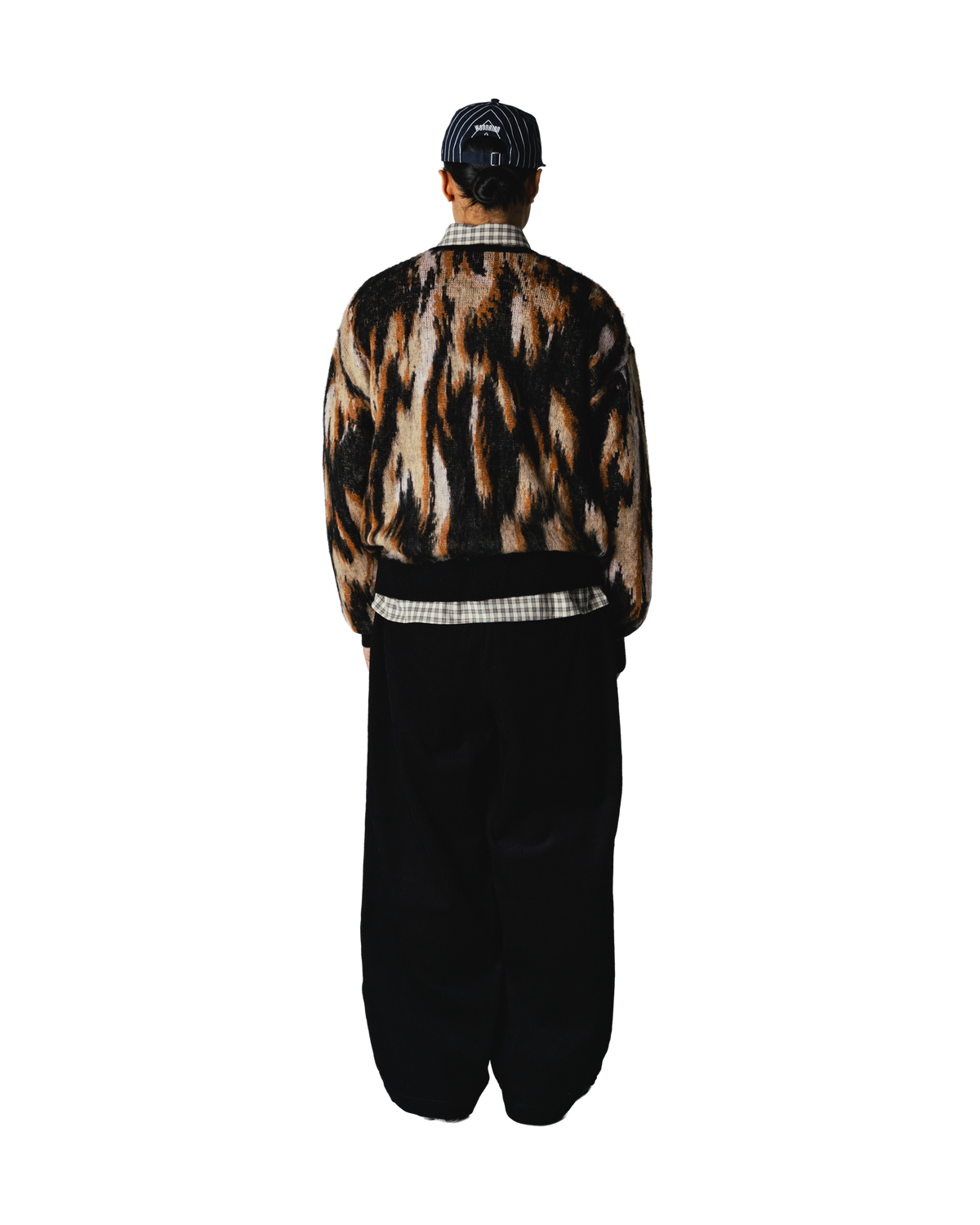 Woodbird WBOni Multi Cardigan Knits Sand-Black