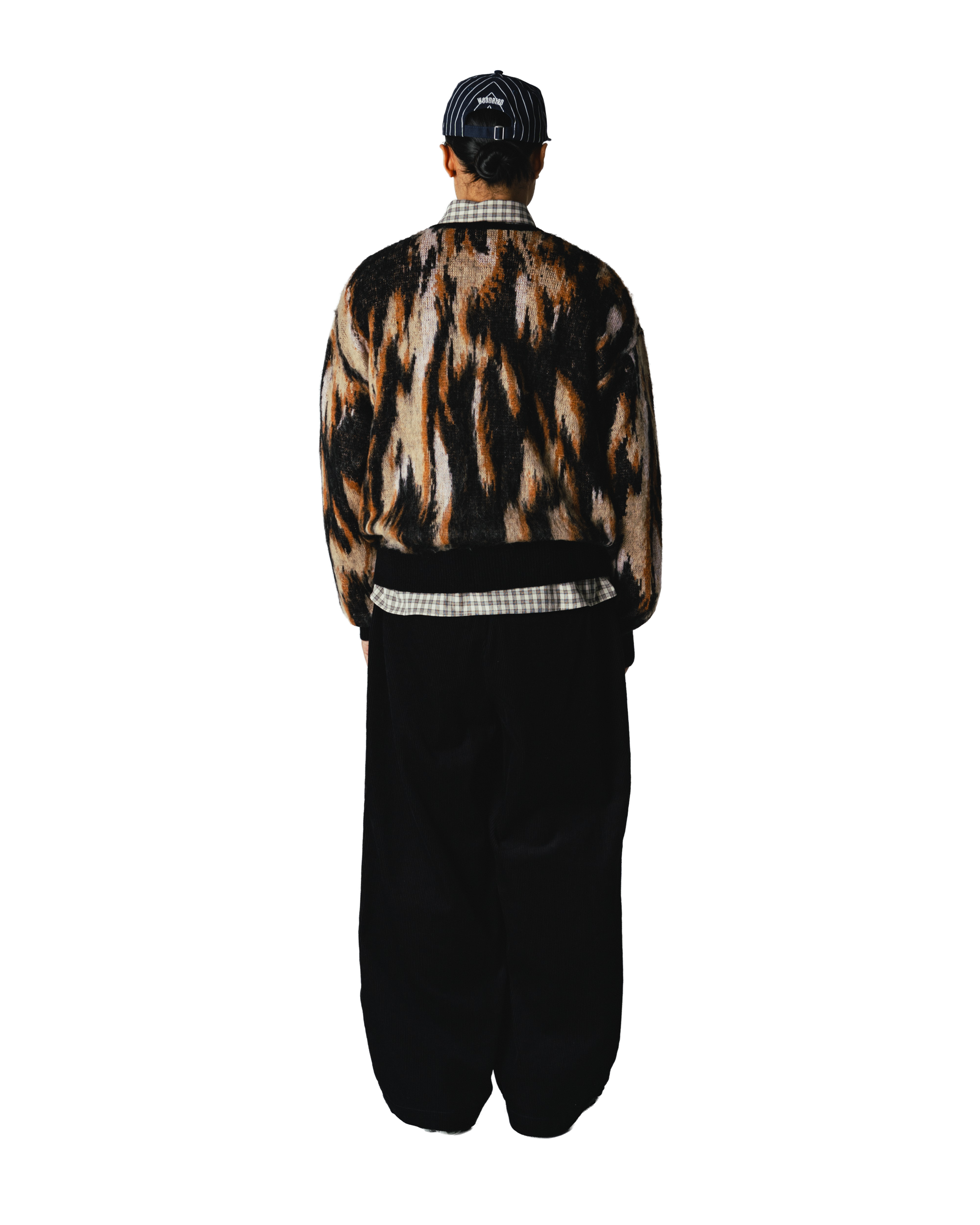 Woodbird WBOni Multi Cardigan Knits Sand-Black