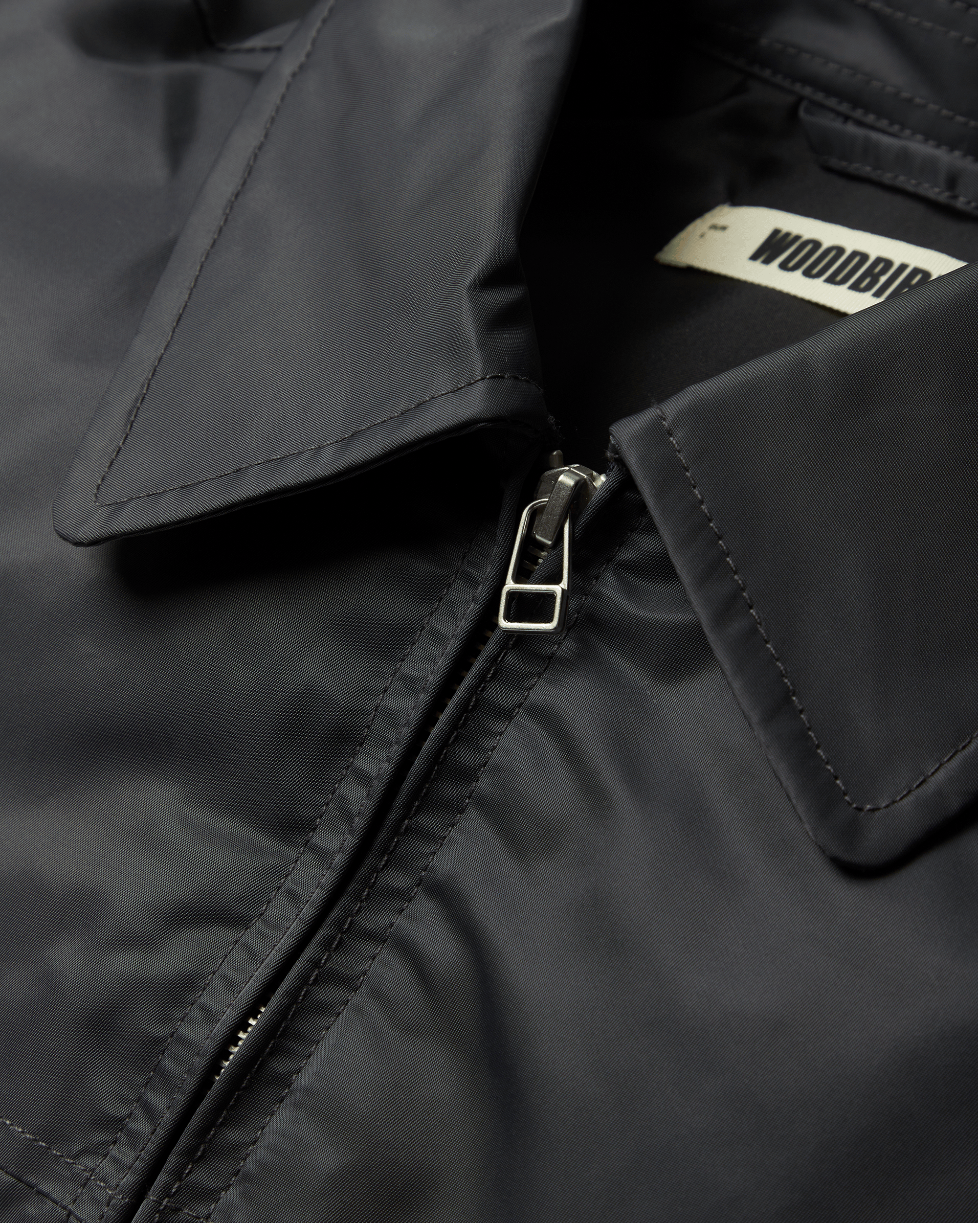 Woodbird WBOsamu Bomber Jacket Outerwear Antra Grey