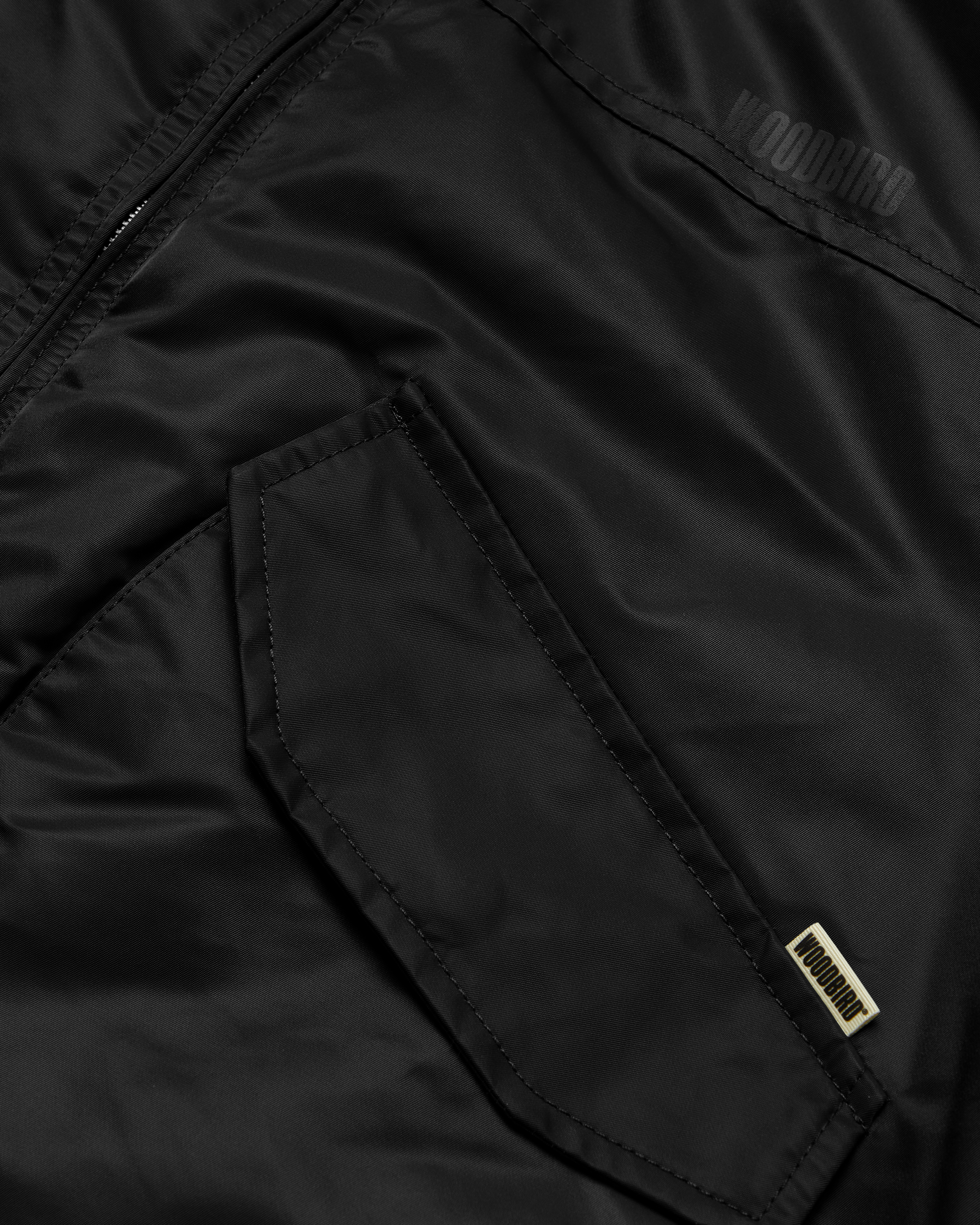 Woodbird WBOsamu Bomber Jacket Outerwear Black