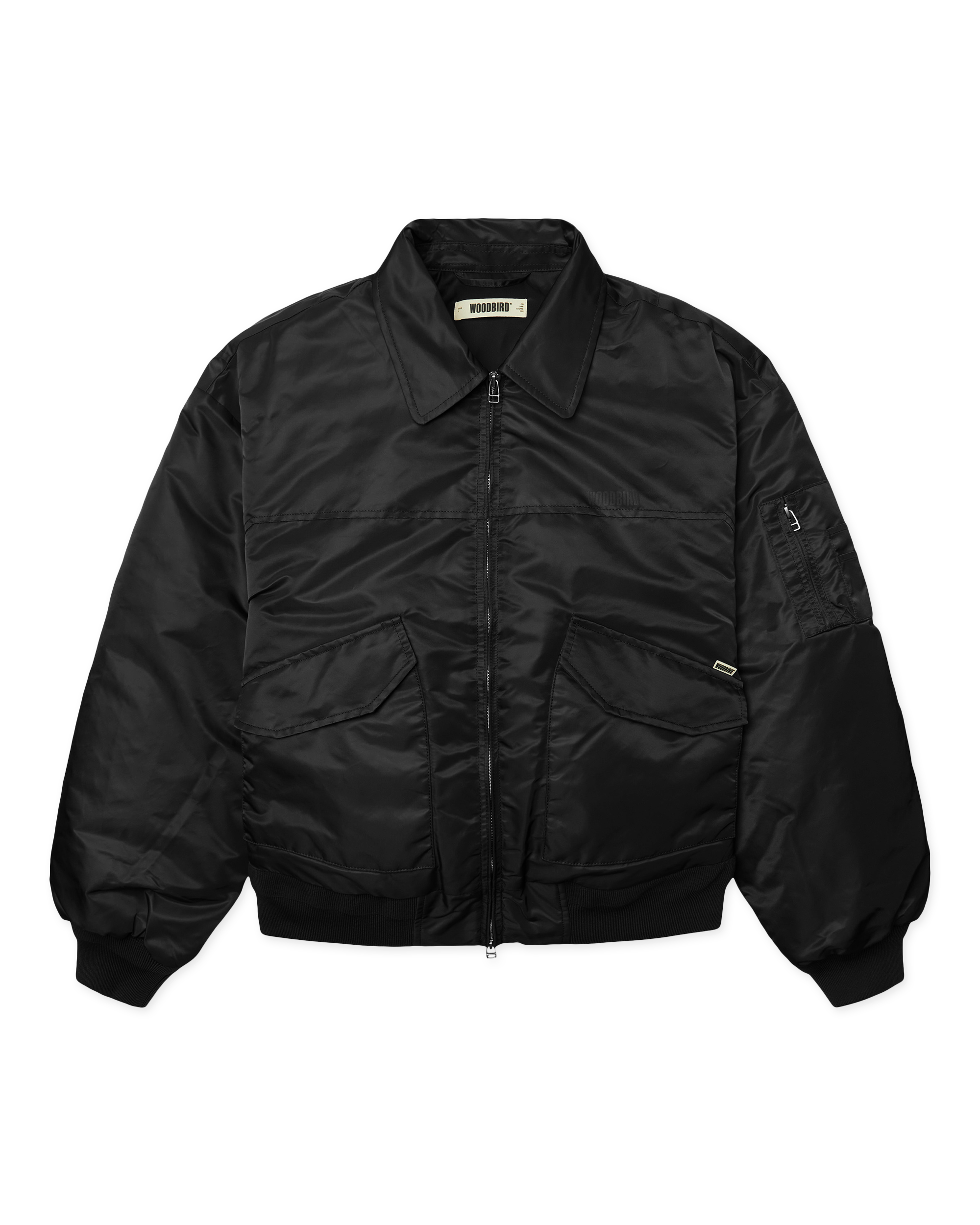 Woodbird WBOsamu Bomber Jacket Outerwear Black