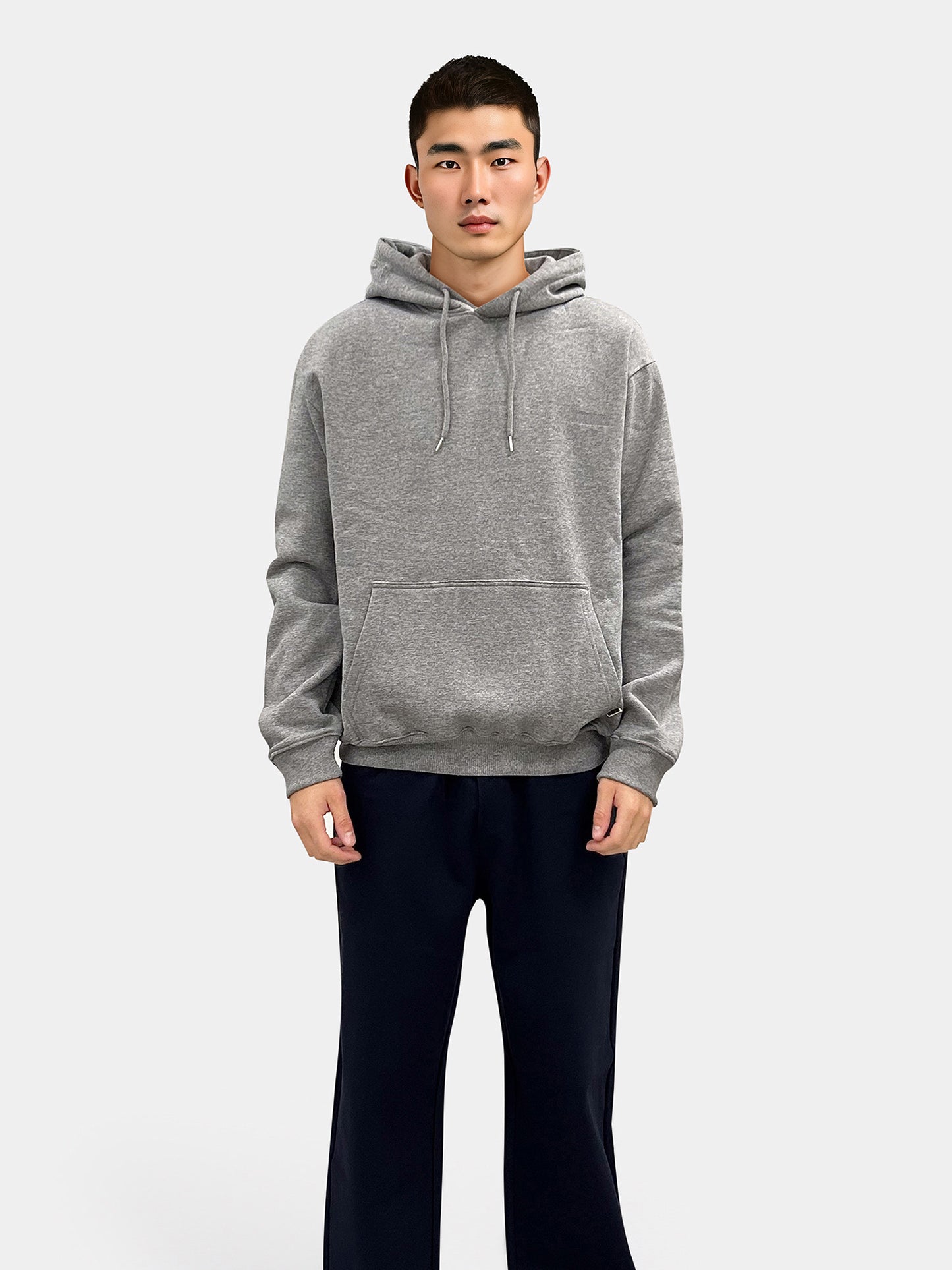 Woodbird WBPacs Base Hoodie Sweats Grey Melange