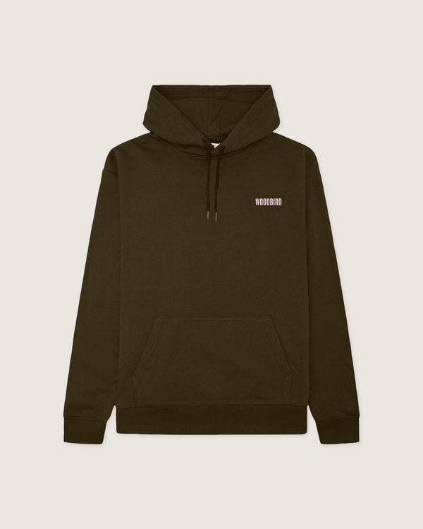 Woodbird WBPacs Founded Hoodie Sweats Dark Brown