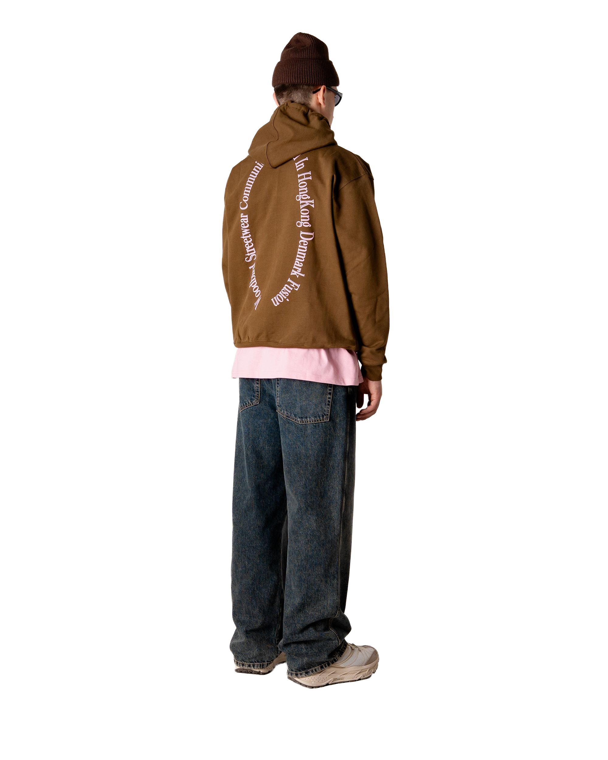 Woodbird WBPacs Founded Hoodie Sweats Dark Brown