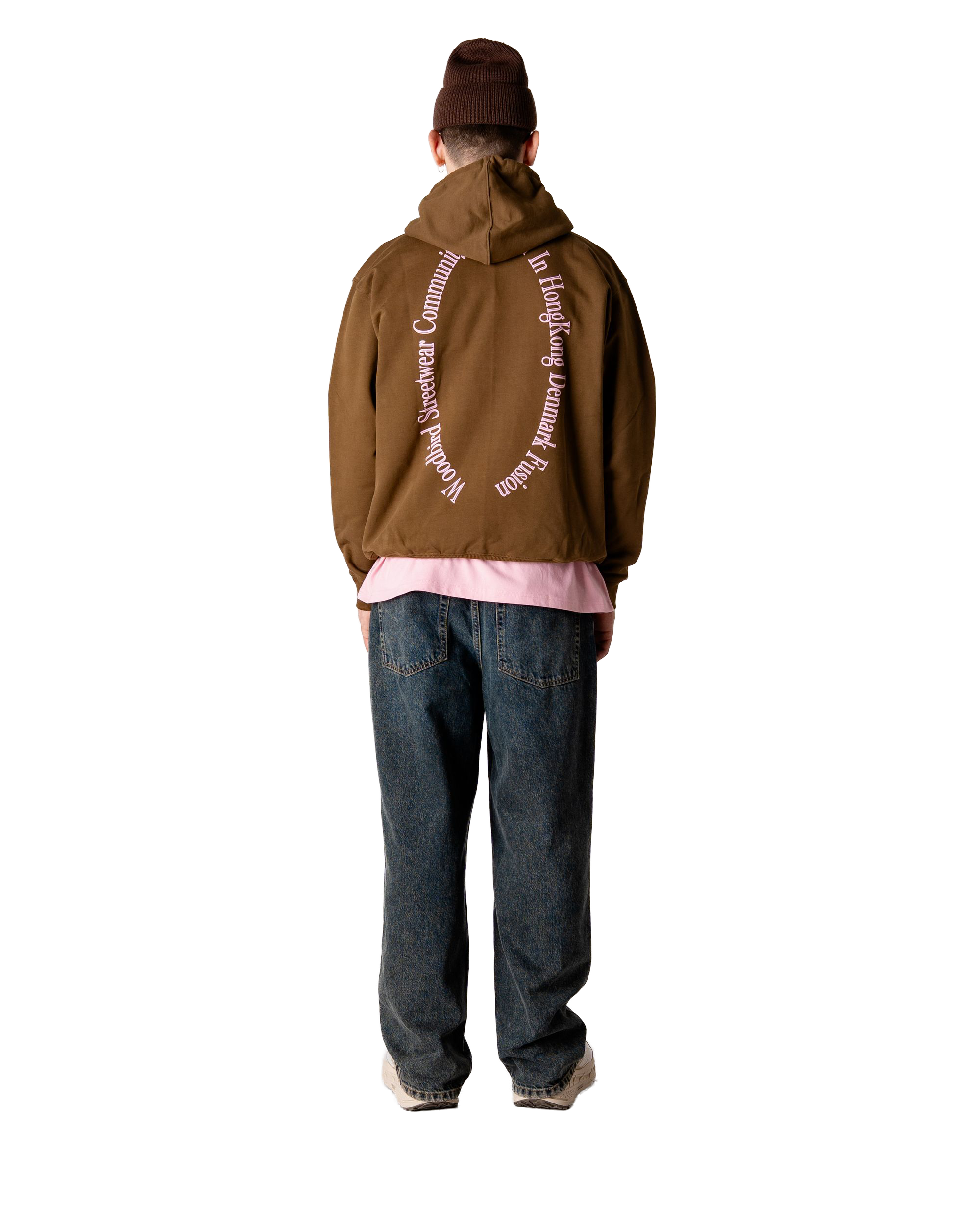 Woodbird WBPacs Founded Hoodie Sweats Dark Brown