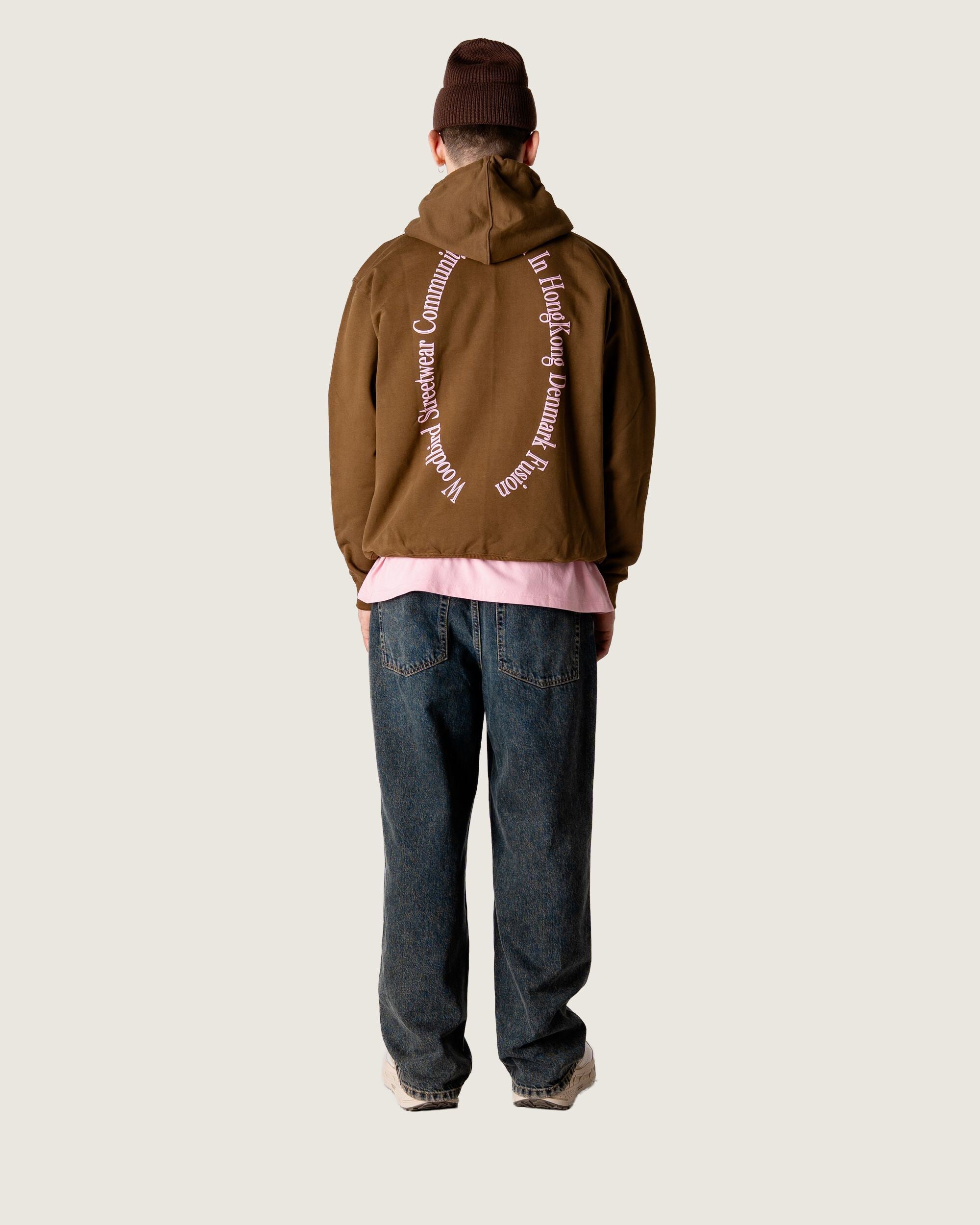 Woodbird WBPacs Founded Hoodie Sweats Dark Brown