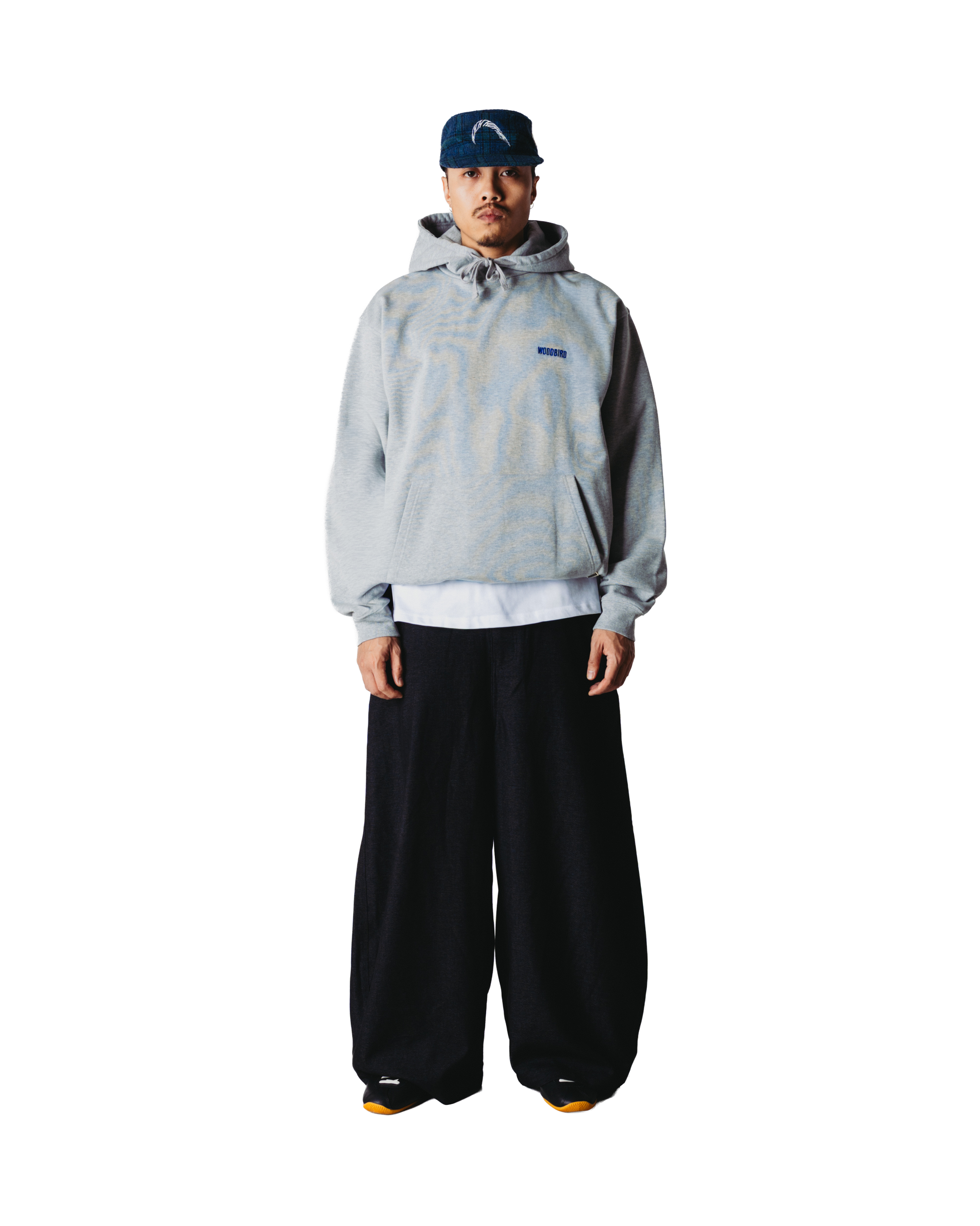 Woodbird WBPacs HK Home Hoodie Sweats Grey Melange