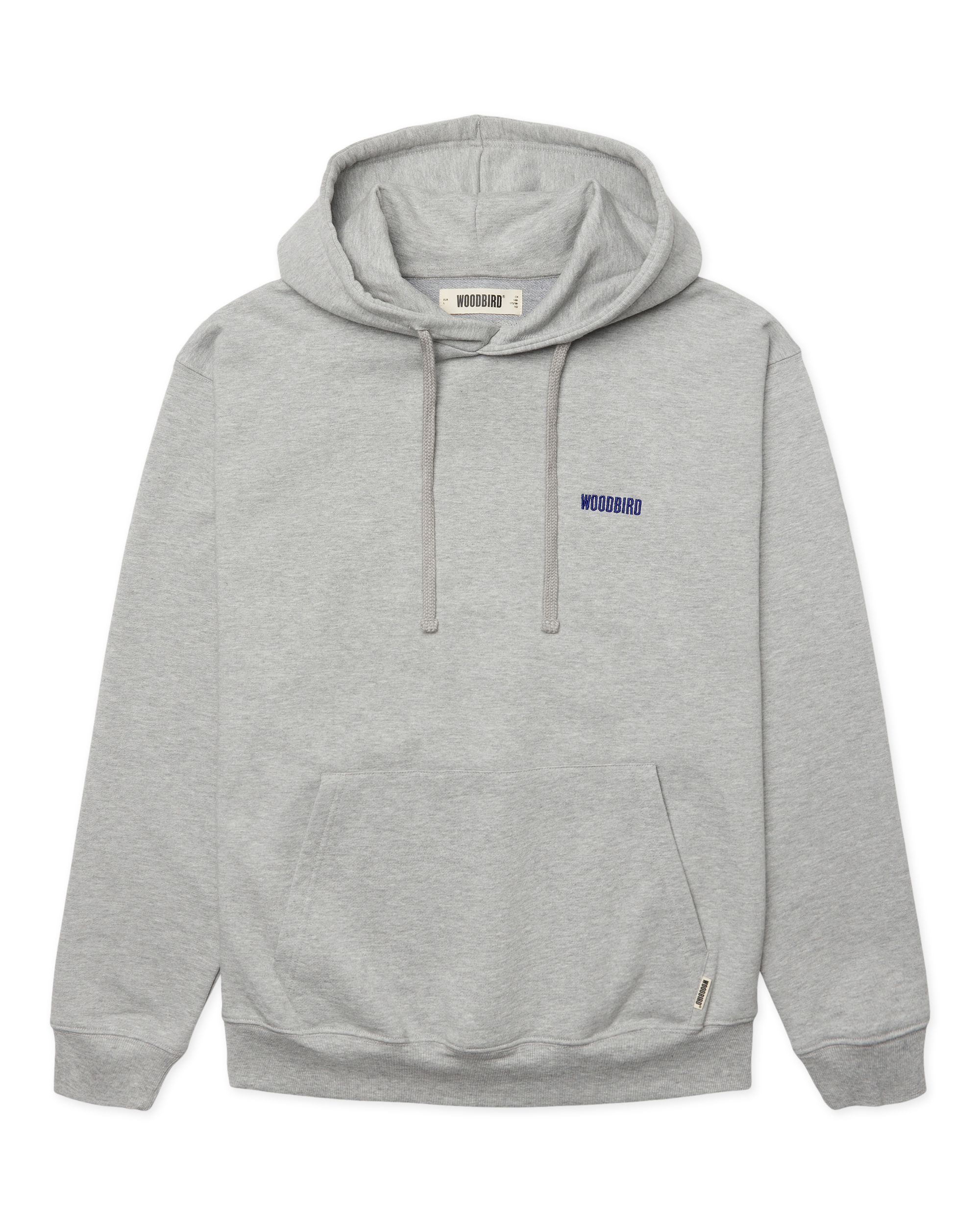 Woodbird WBPacs HK Home Hoodie Sweats Grey Melange
