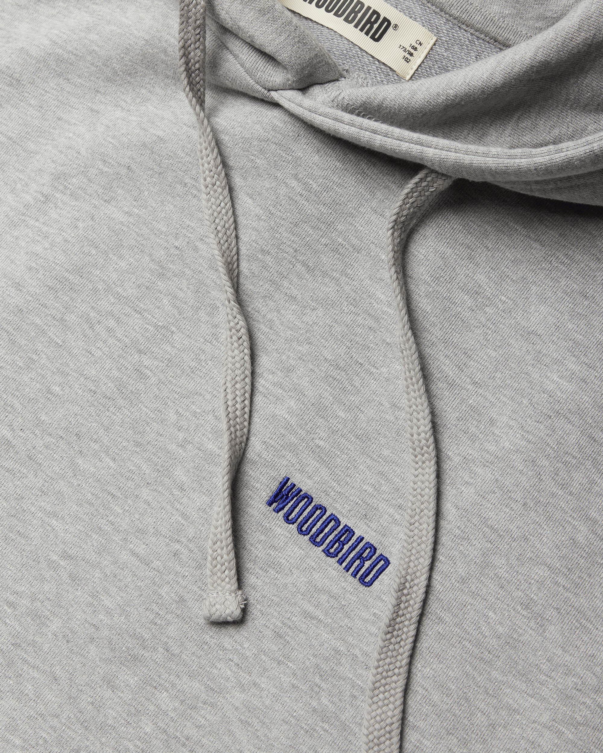 Woodbird WBPacs HK Home Hoodie Sweats Grey Melange