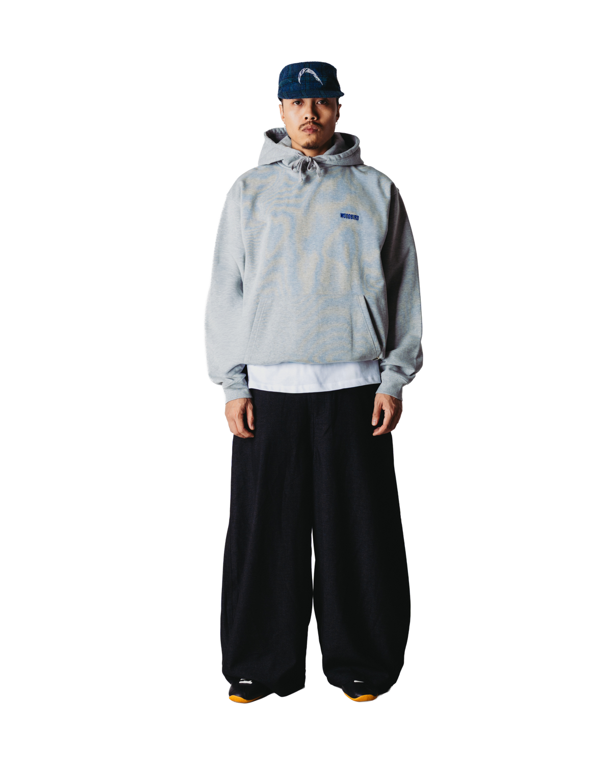 Woodbird WBPacs HK Home Hoodie Sweats Grey Melange