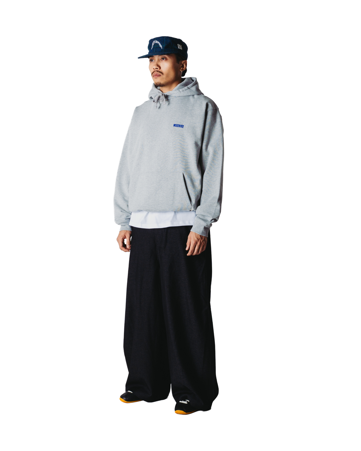 Woodbird WBPacs HK Home Hoodie Sweats Grey Melange