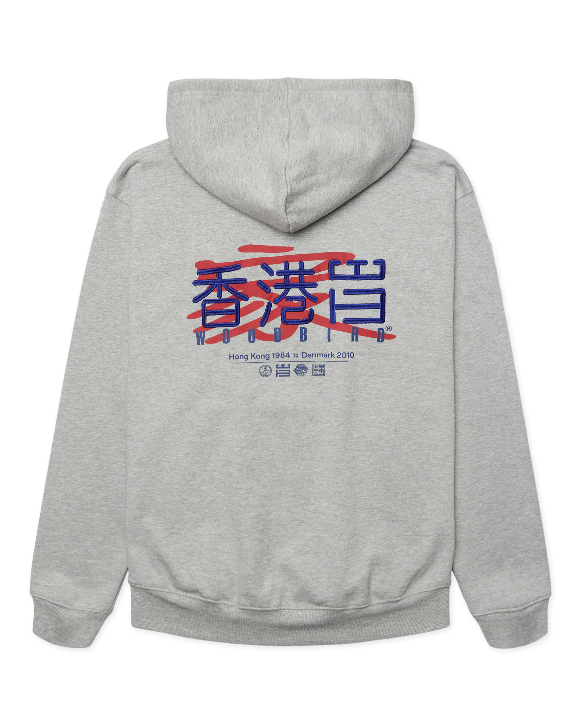 Woodbird WBPacs HK Home Hoodie Sweats Grey Melange