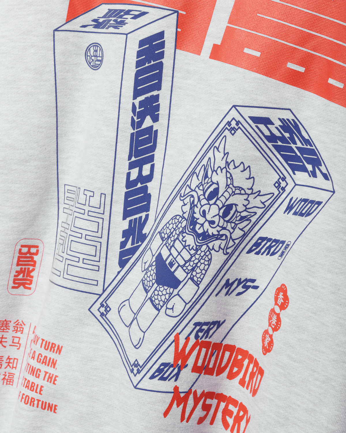 Woodbird WBPacs Mystery Hoodie Sweats Snow Melange