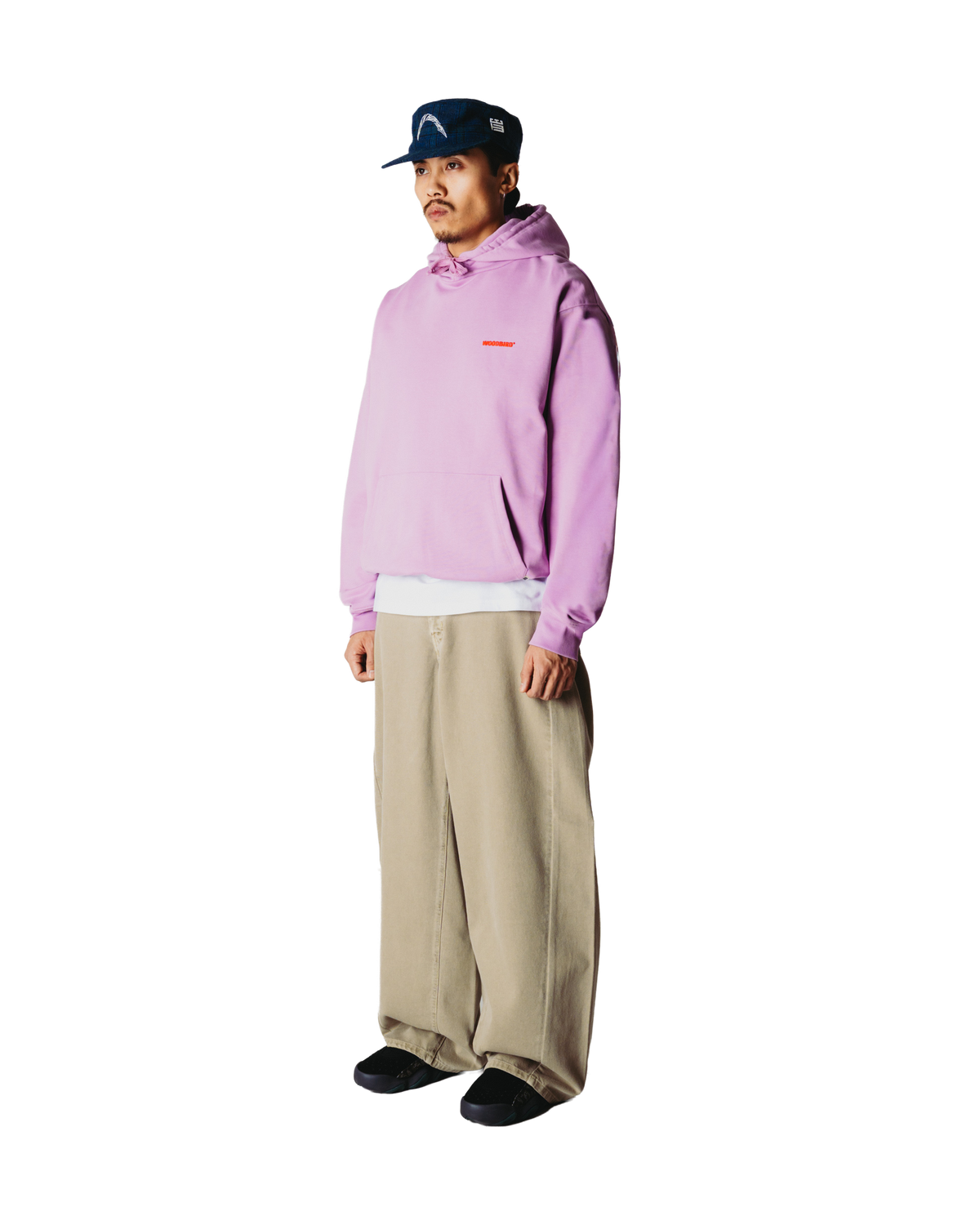 Woodbird WBPacs Tram Hoodie Sweats Dusty Violet
