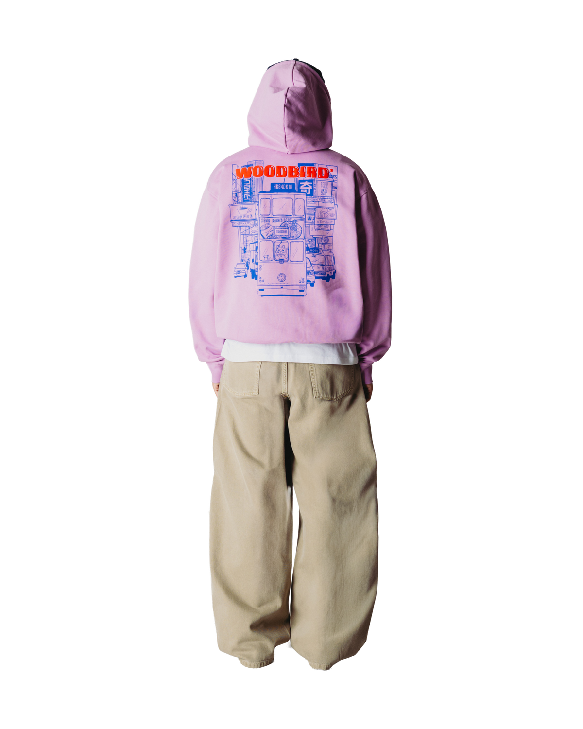Woodbird WBPacs Tram Hoodie Sweats Dusty Violet