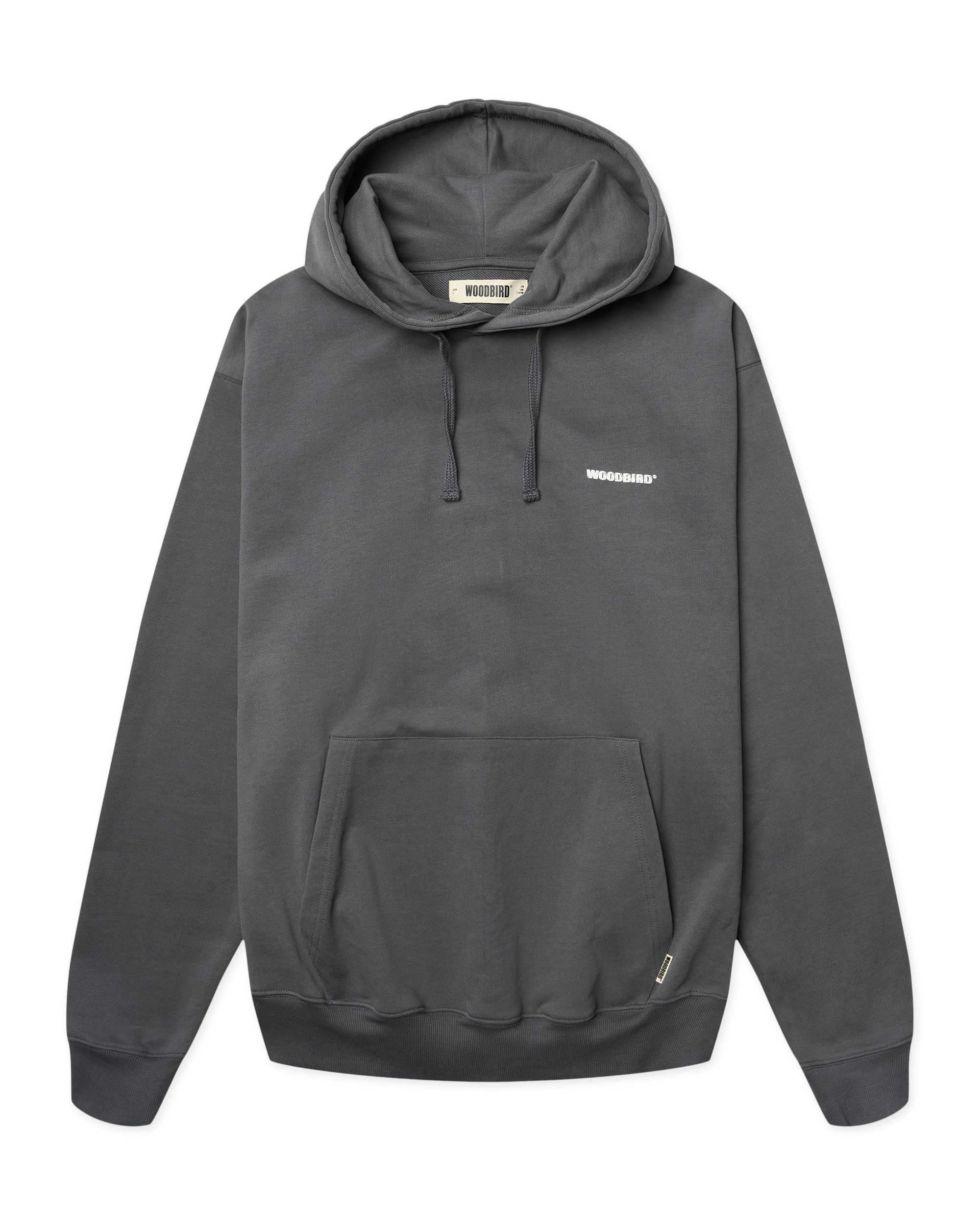 Woodbird WBPacs Tram Hoodie Sweats Slate Blue