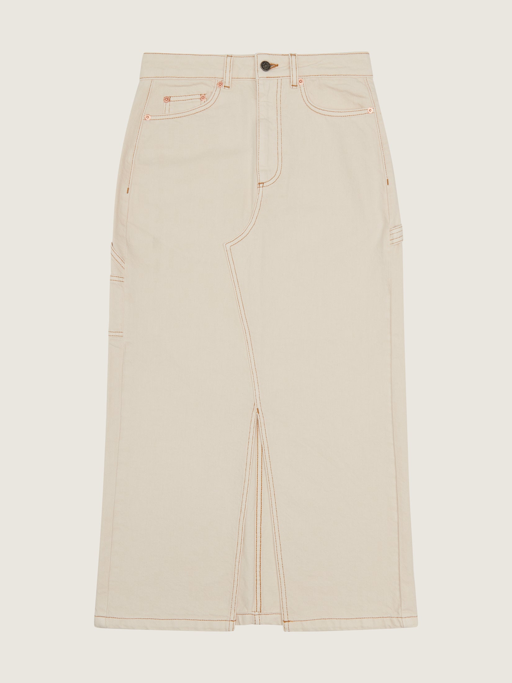 Woodbird Female WBPander Denim Skirt Skirts Off White